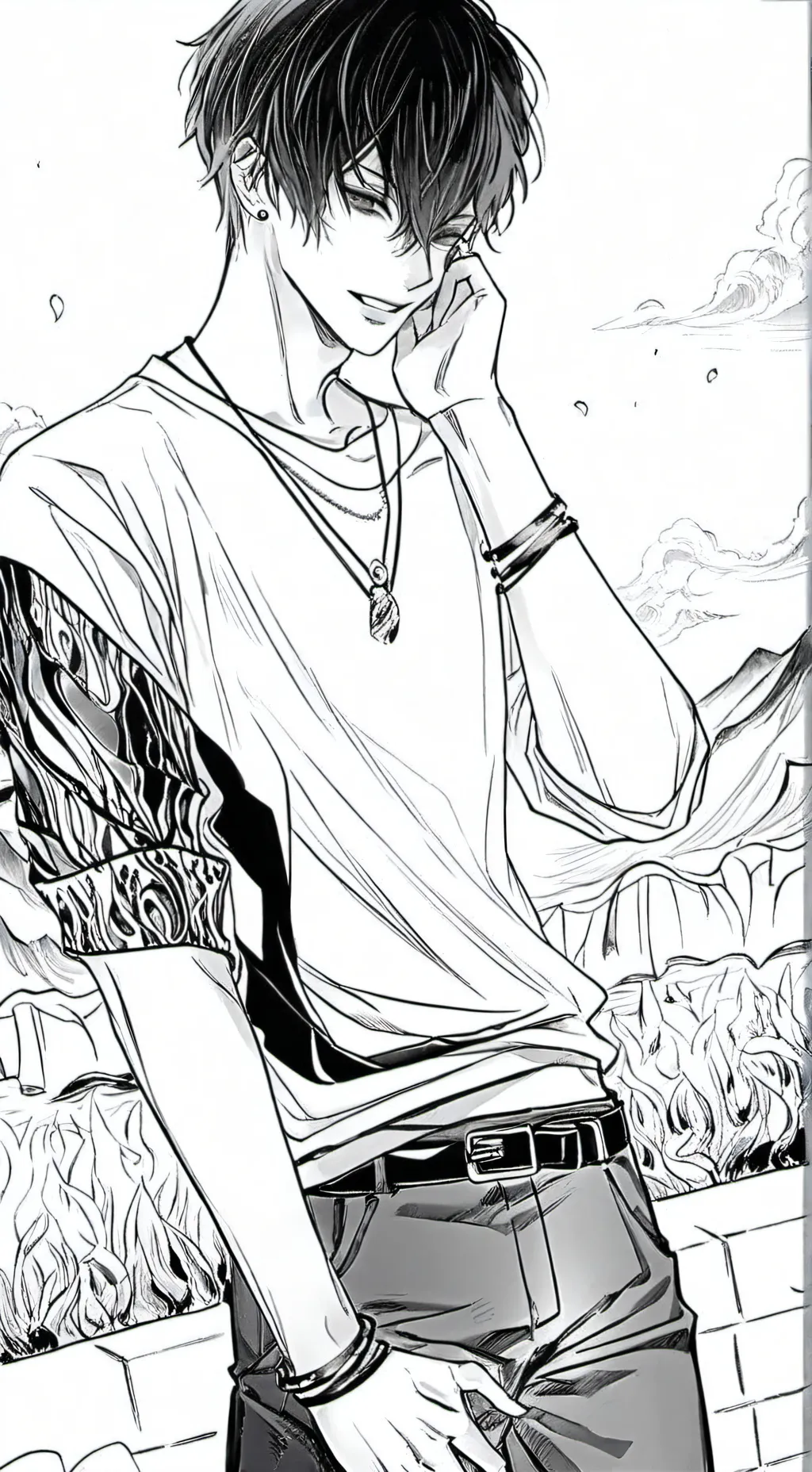 ai character: blake background