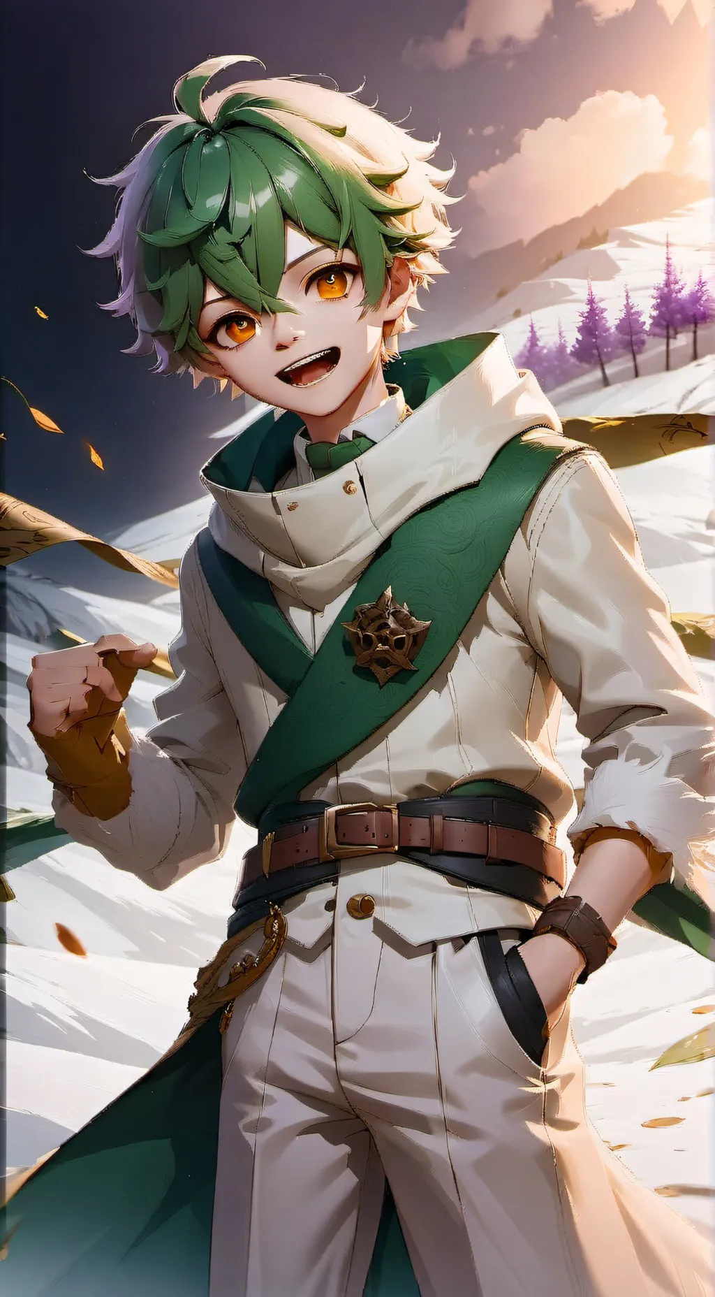 ai character: Okaspike background