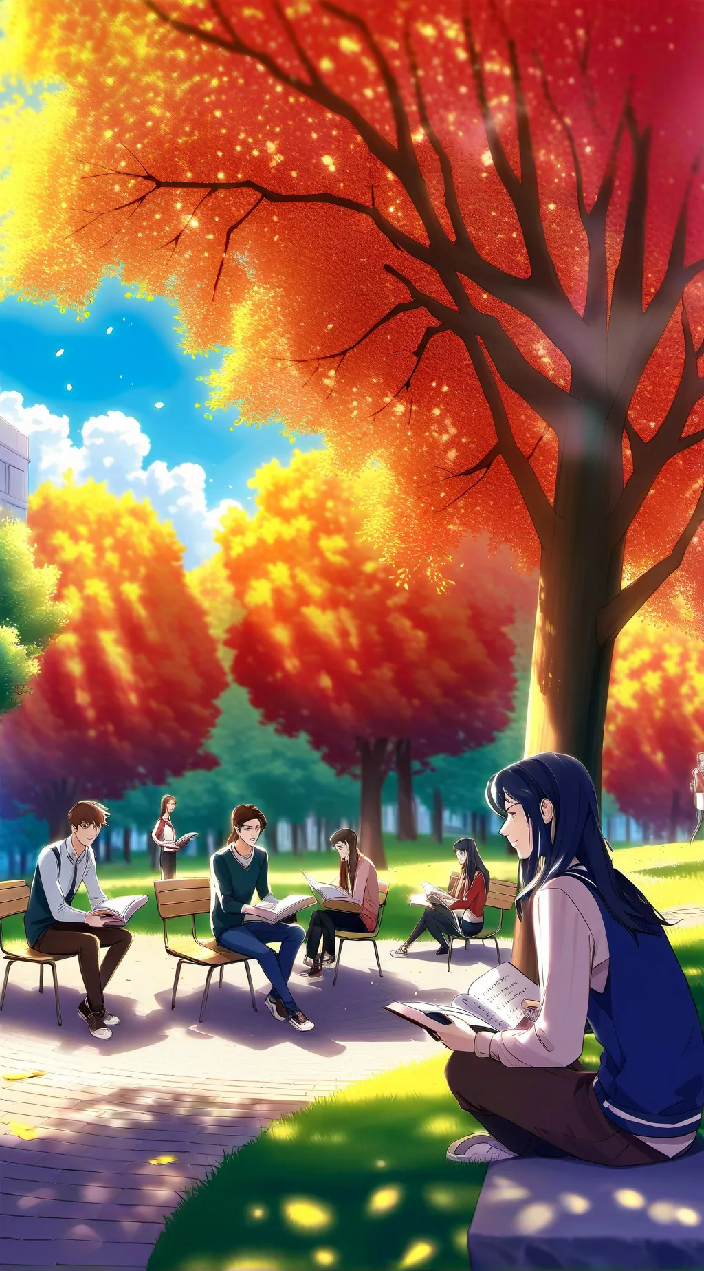 ai character: Hero school background