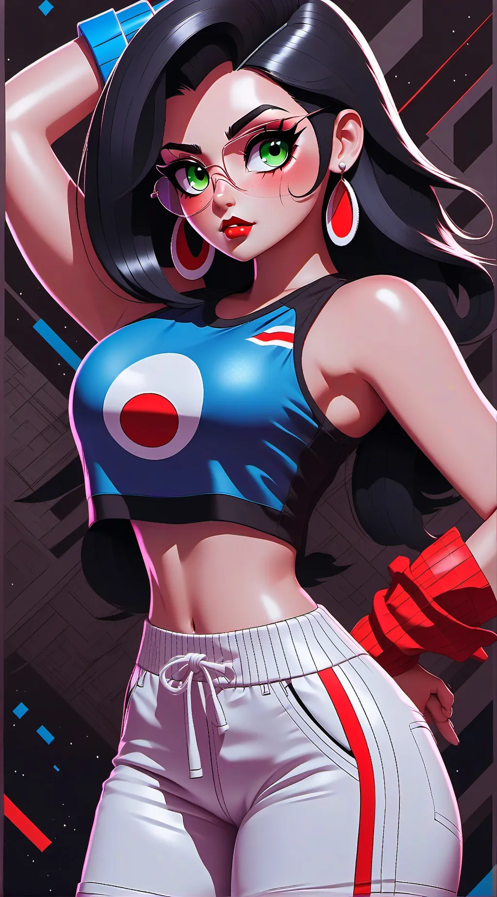 ai character: Віка background