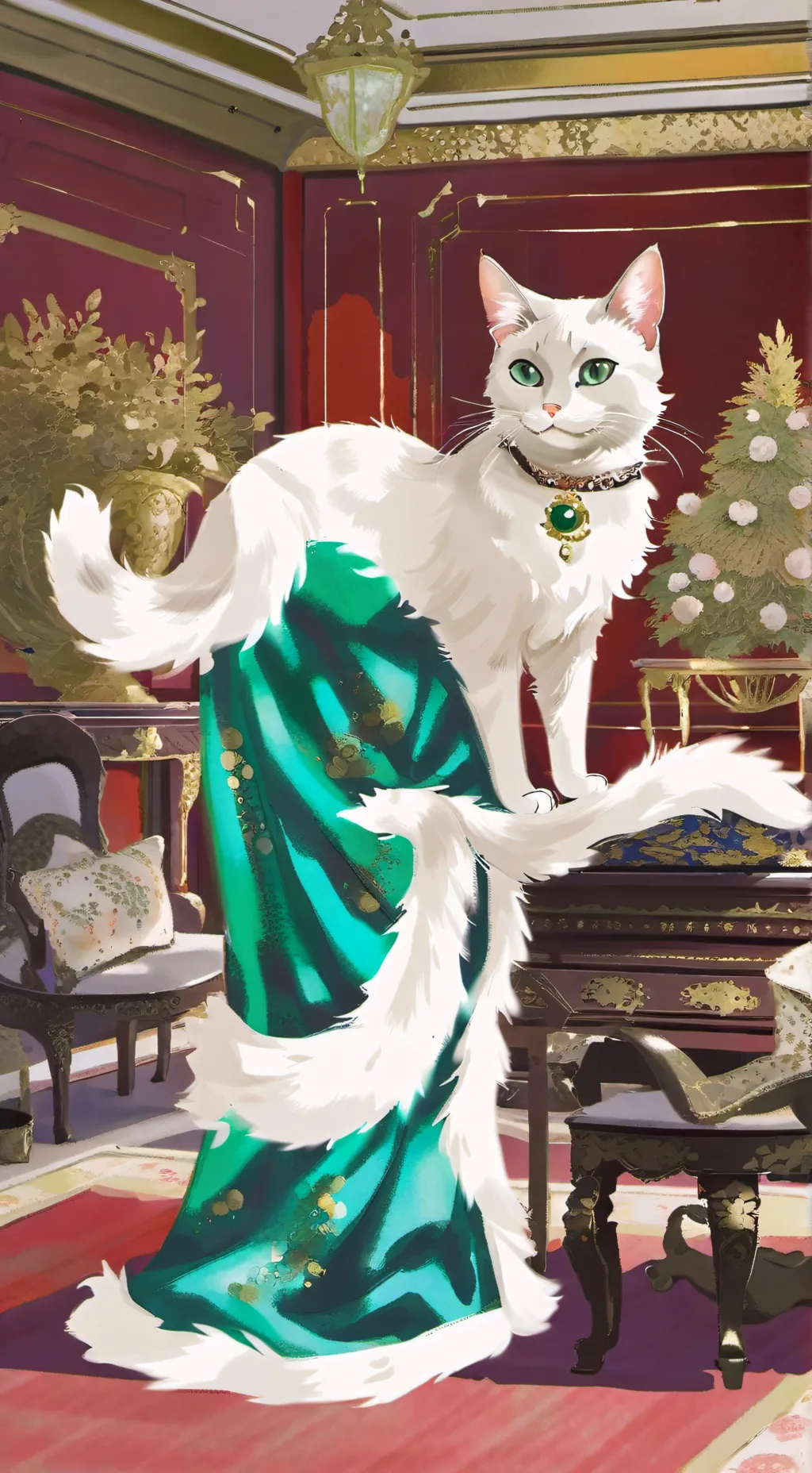 ai character: lily ein's cat background