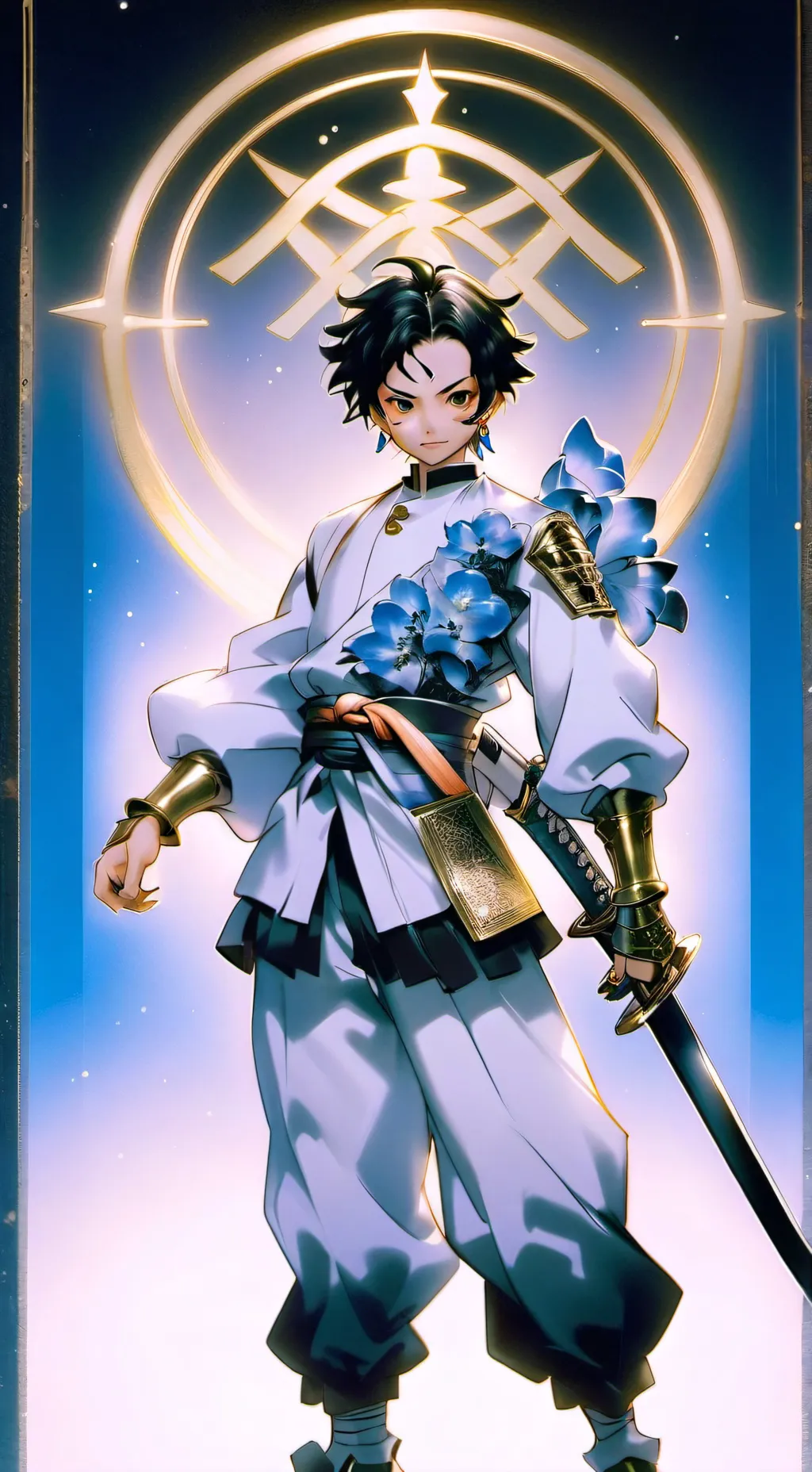 ai character: kny background