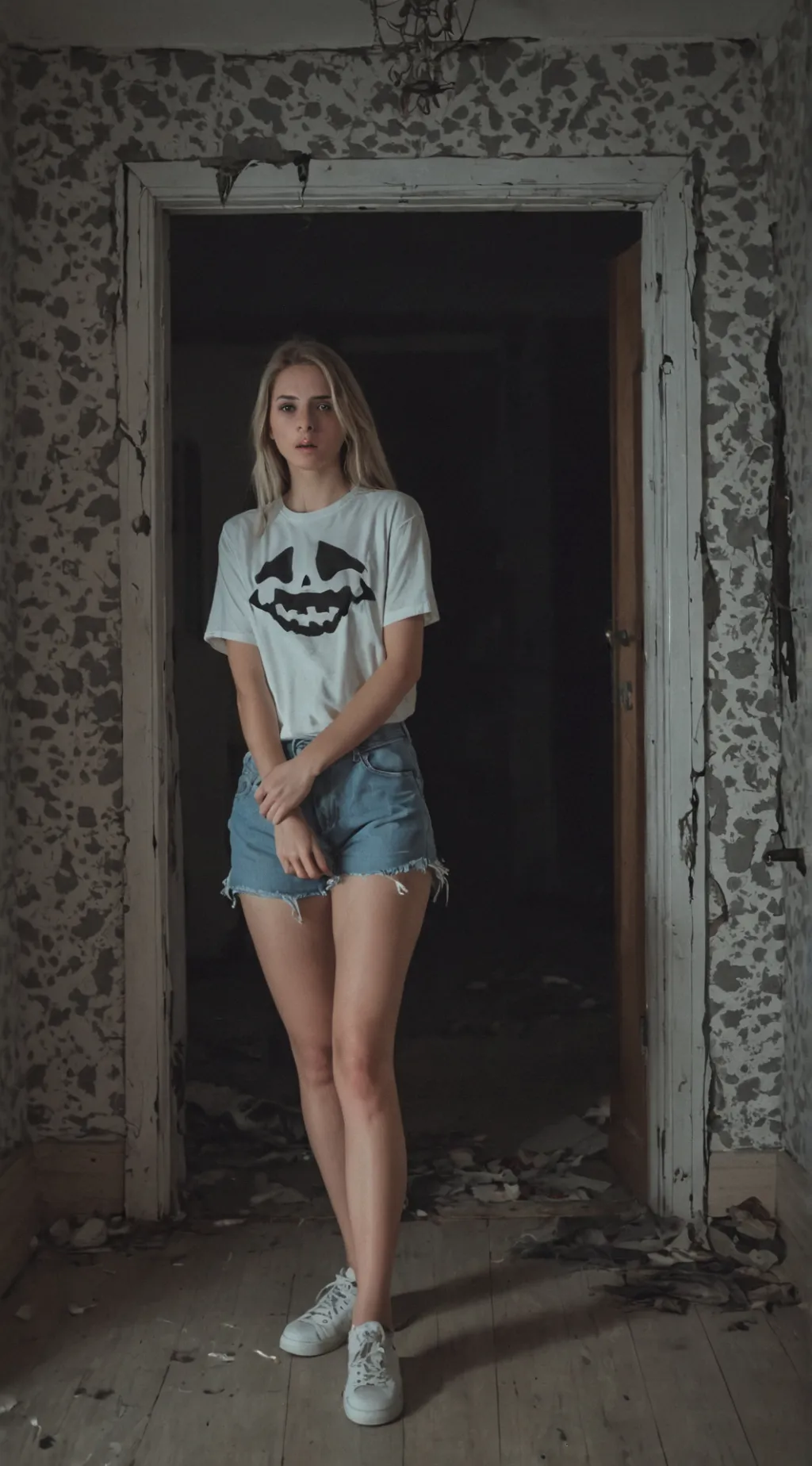 ai character: Ashley  background