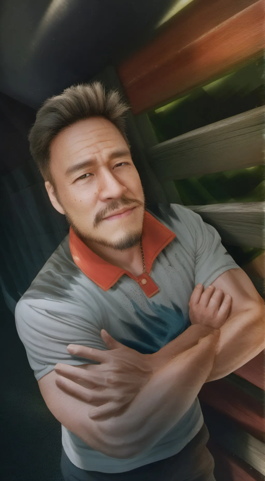 ai character: Tony  background