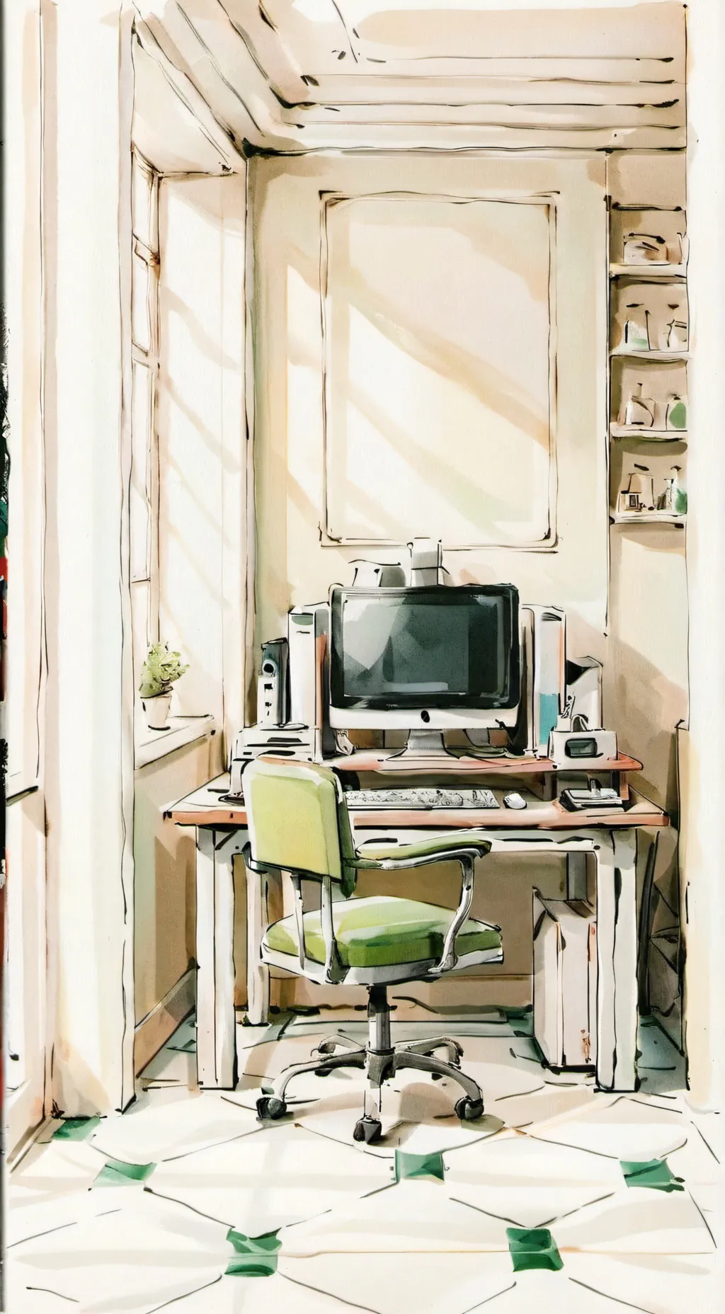 ai character: Alphys background