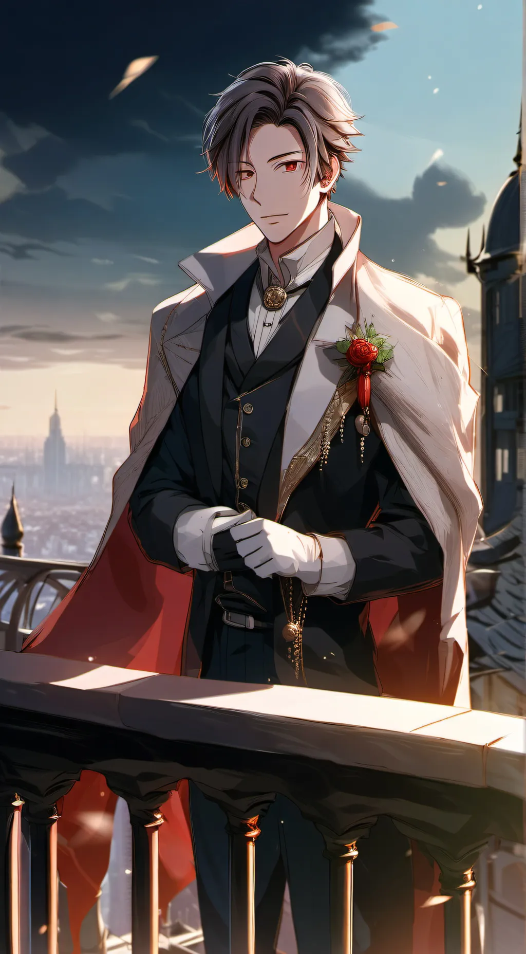 ai character: Lucifer Obey Me! background