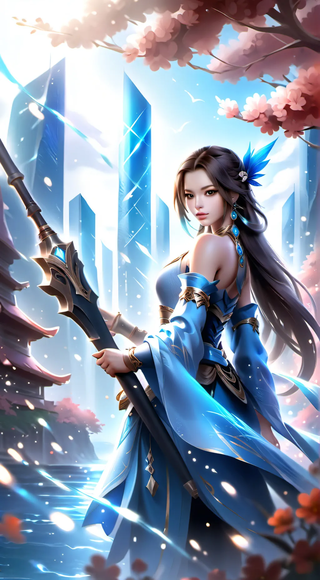 ai character: ~💙Lea💙~ background