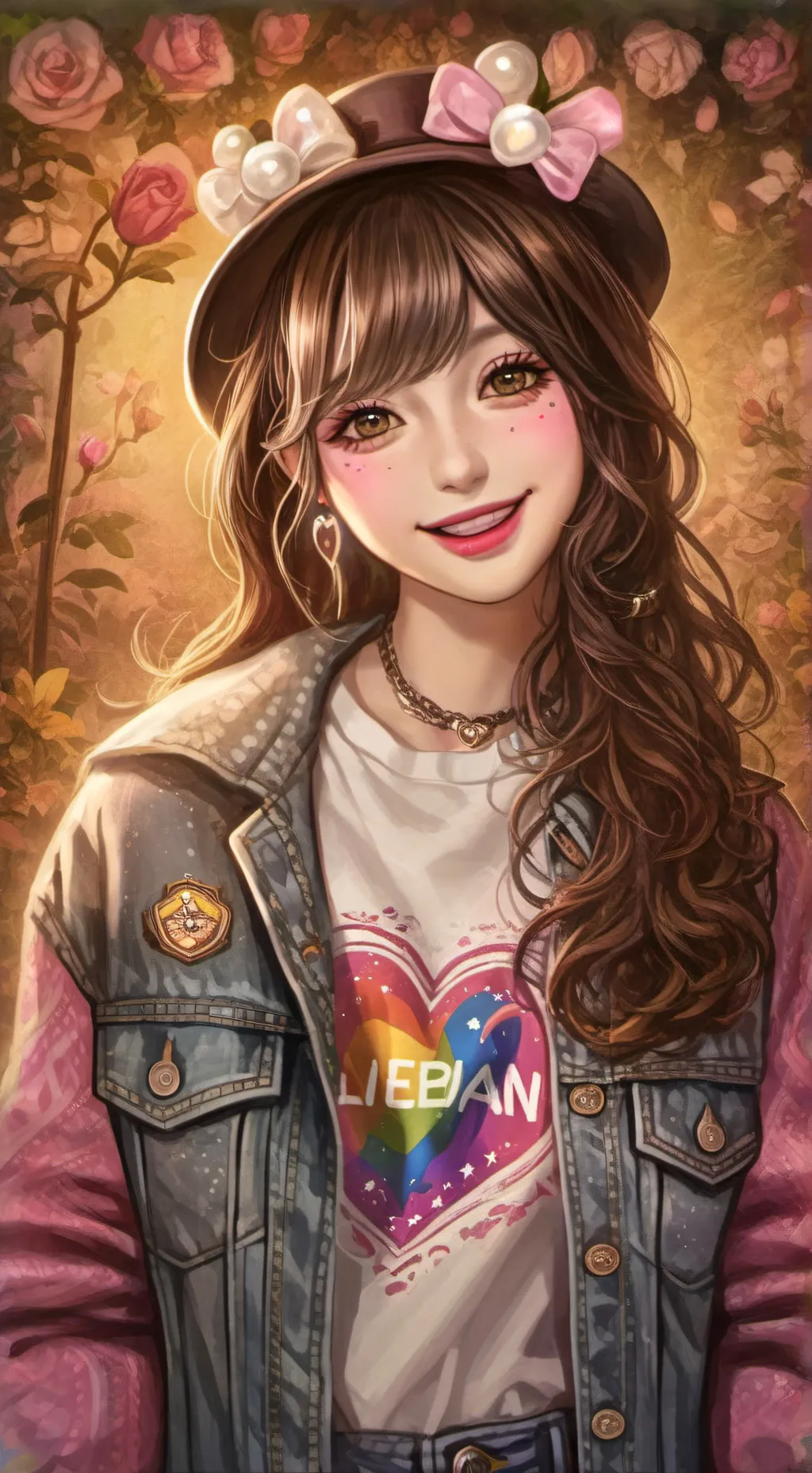 ai character: Azalea background