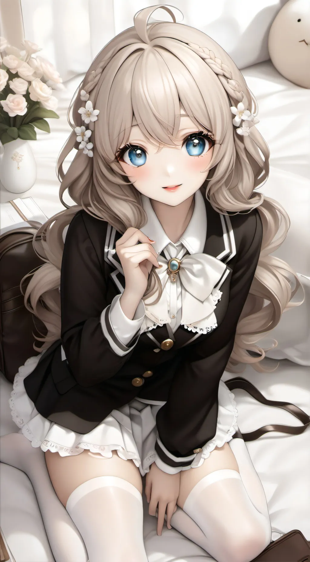 ai character: Mha mall background