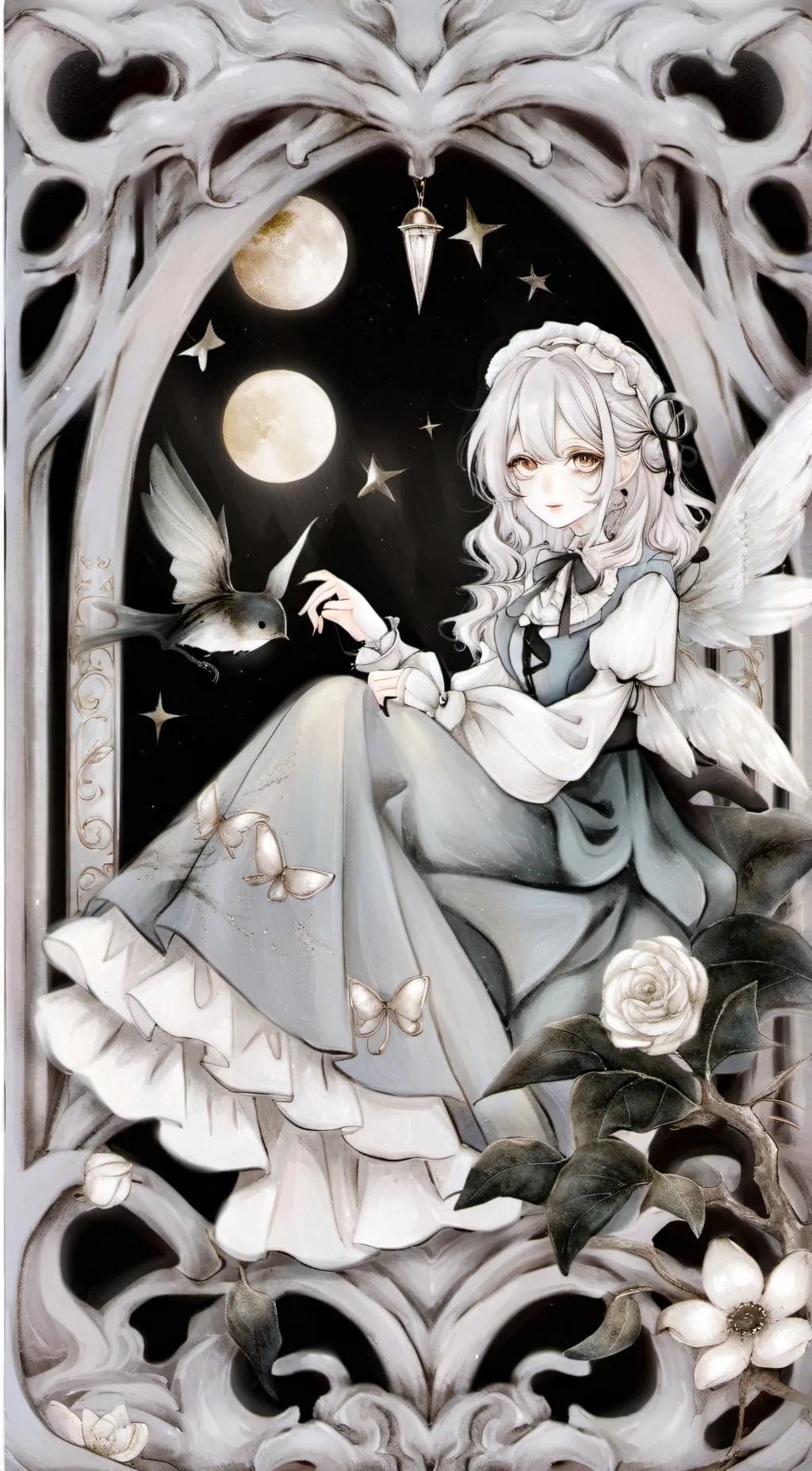 ai character: MAKIN EGGS AT 1:00 background