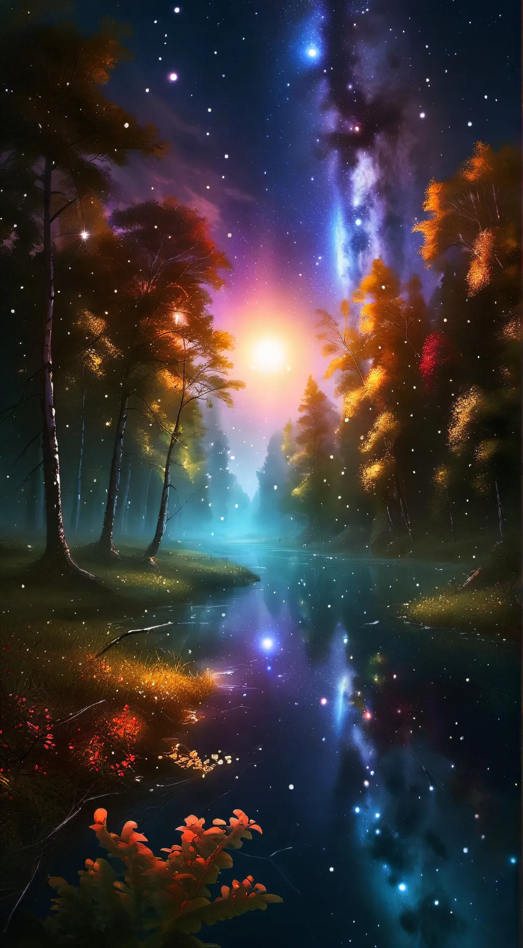 ai character: Weird background