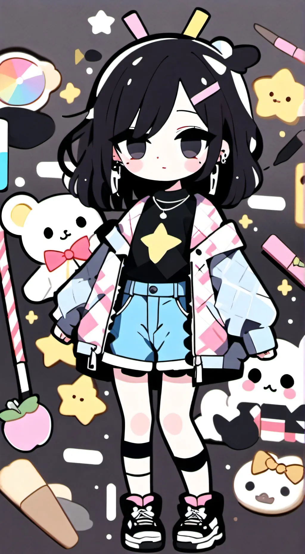 ai character: Mika background