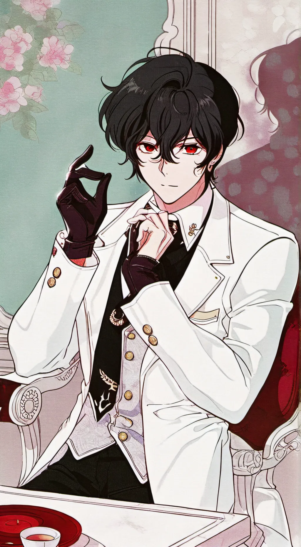 ai character: Adrien background