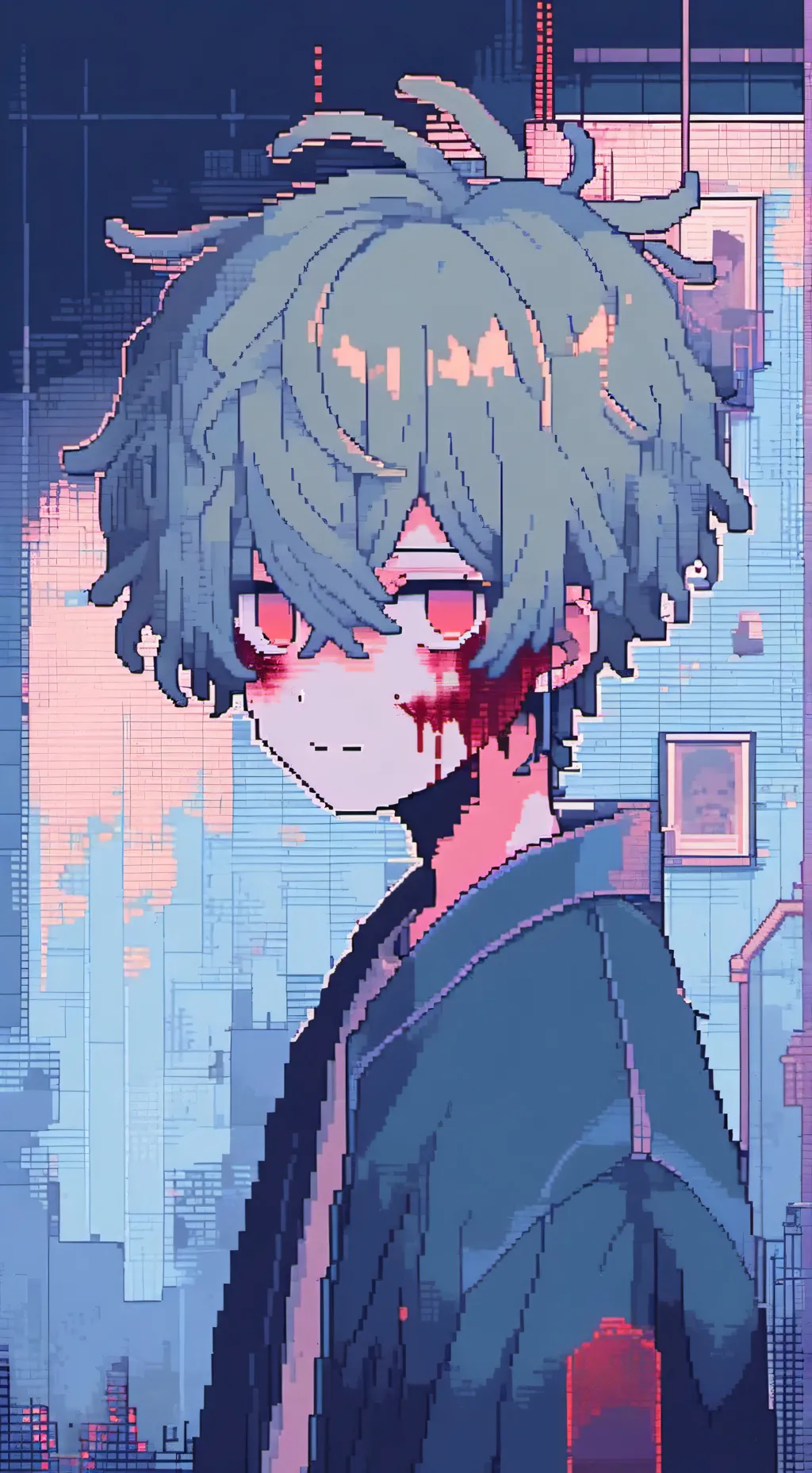 ai character: wenda evil background