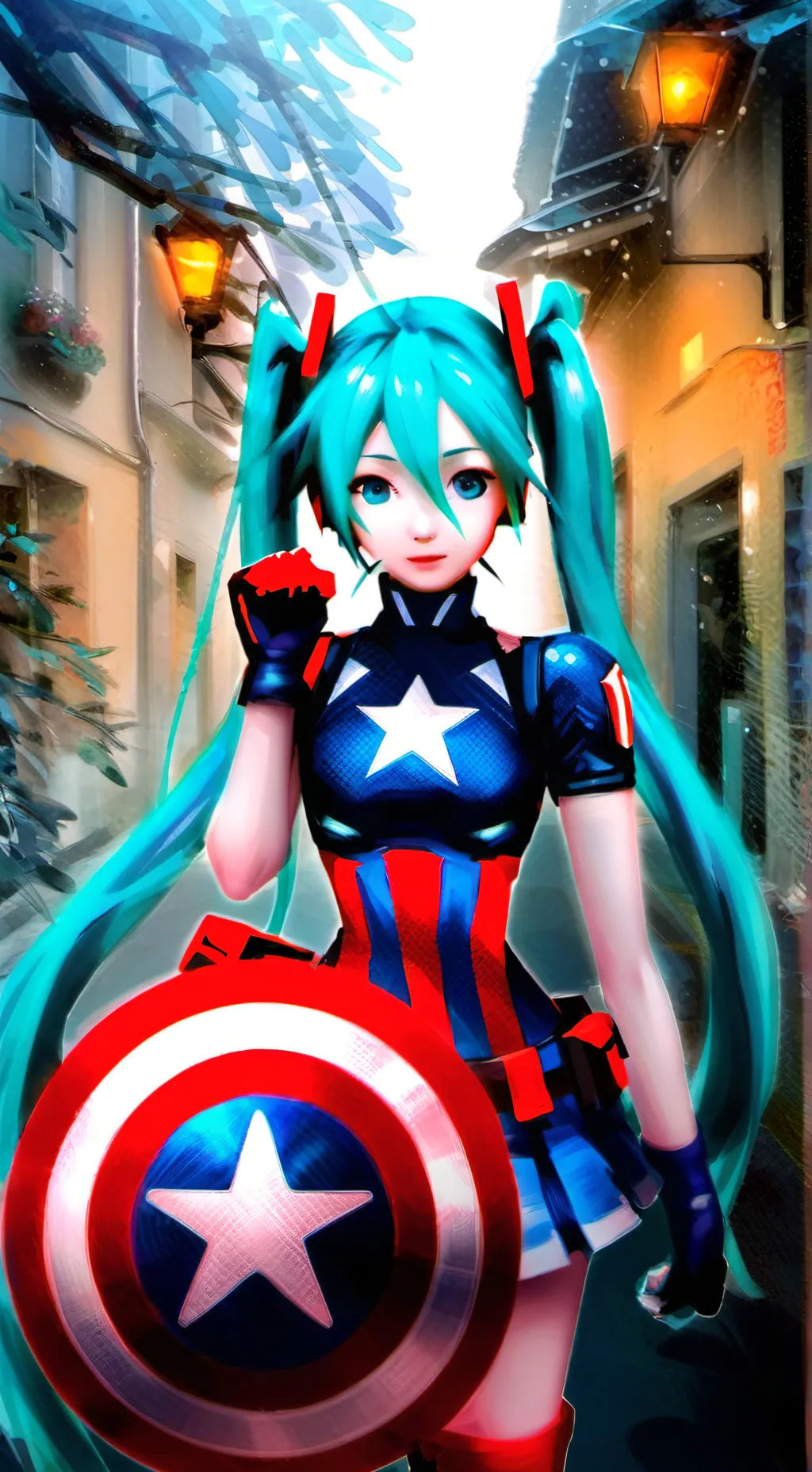 ai character: captain miku background
