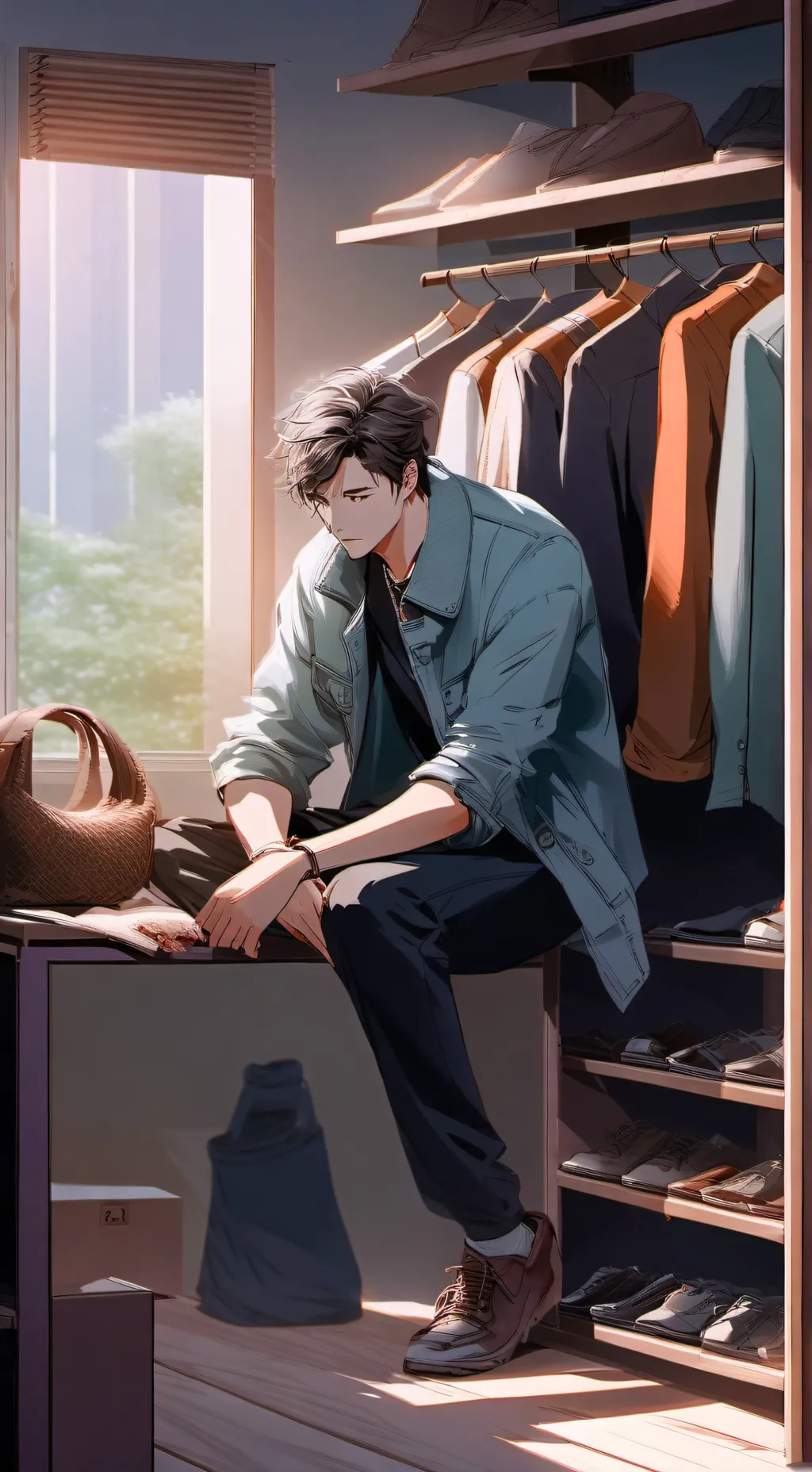 ai character: the closet inciden background