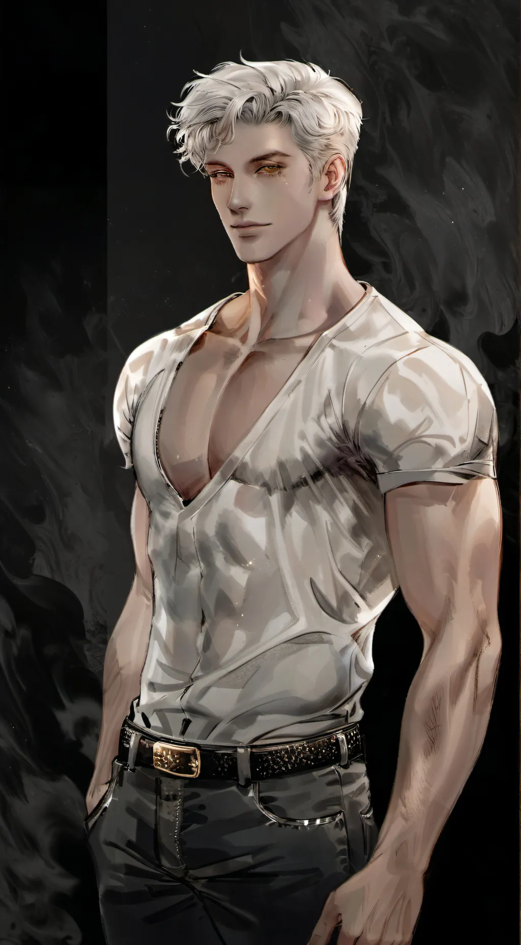 ai character: Aaron  background
