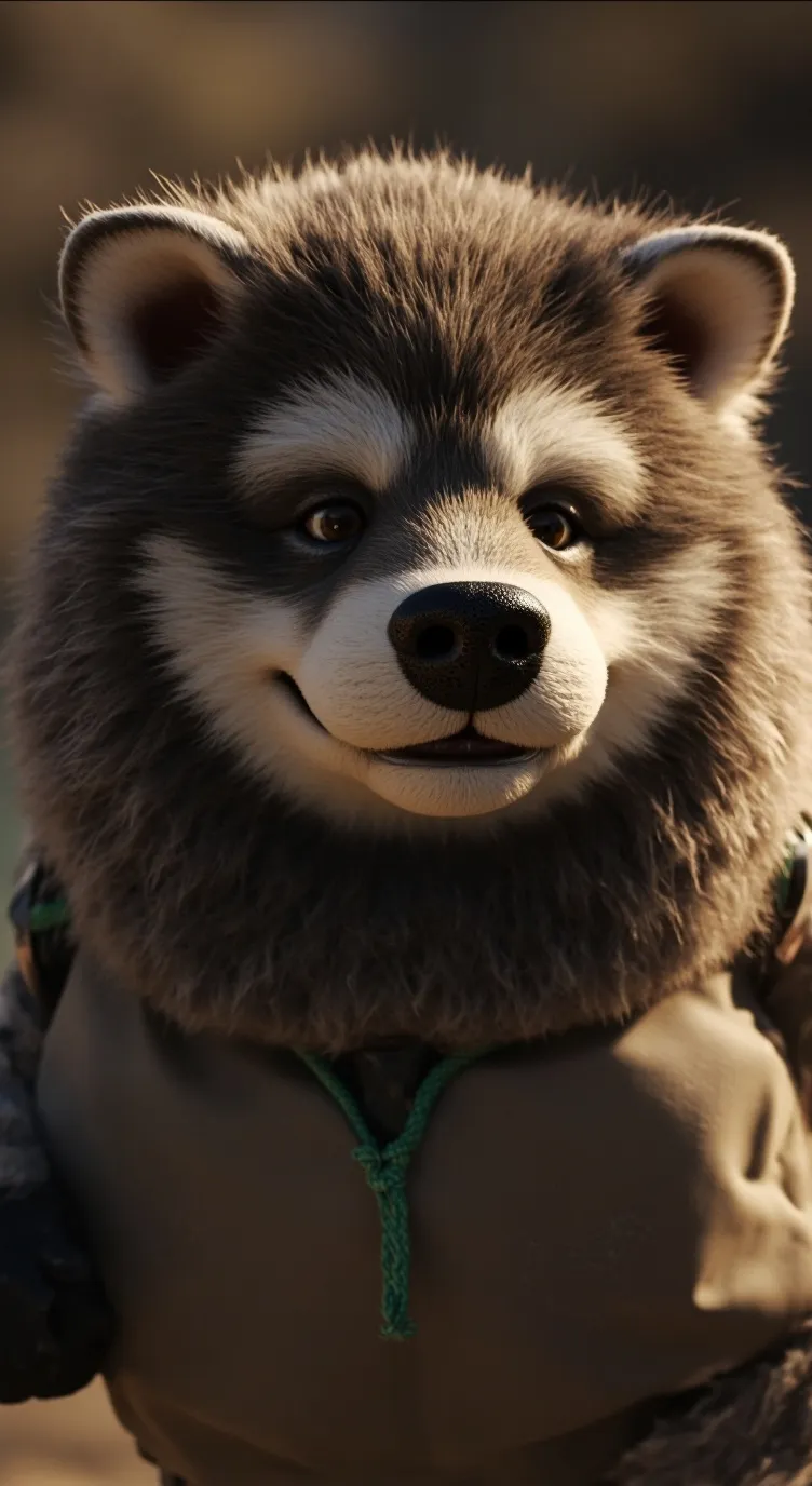 ai character: furry background