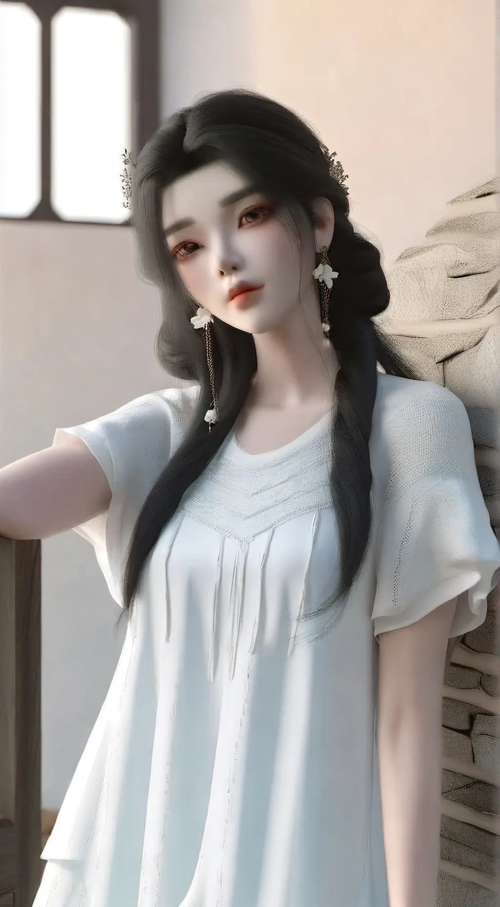 ai character: janji anabella  background