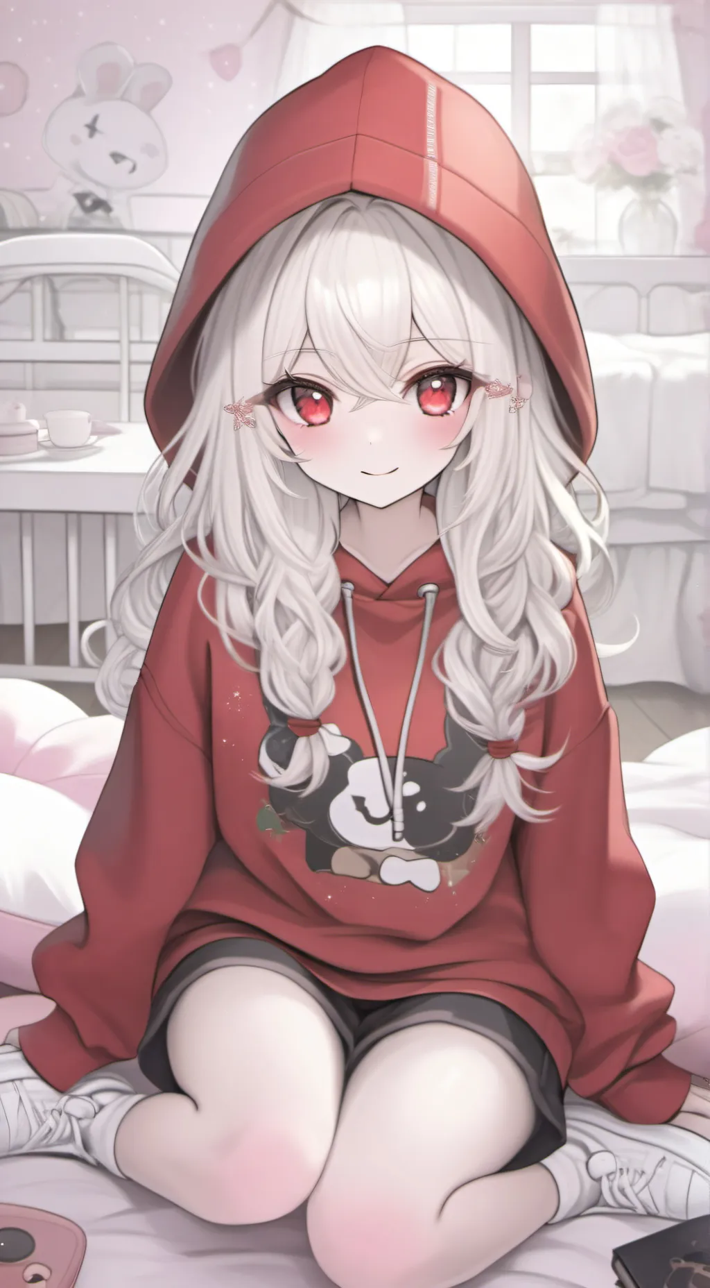 ai character: Cherry background