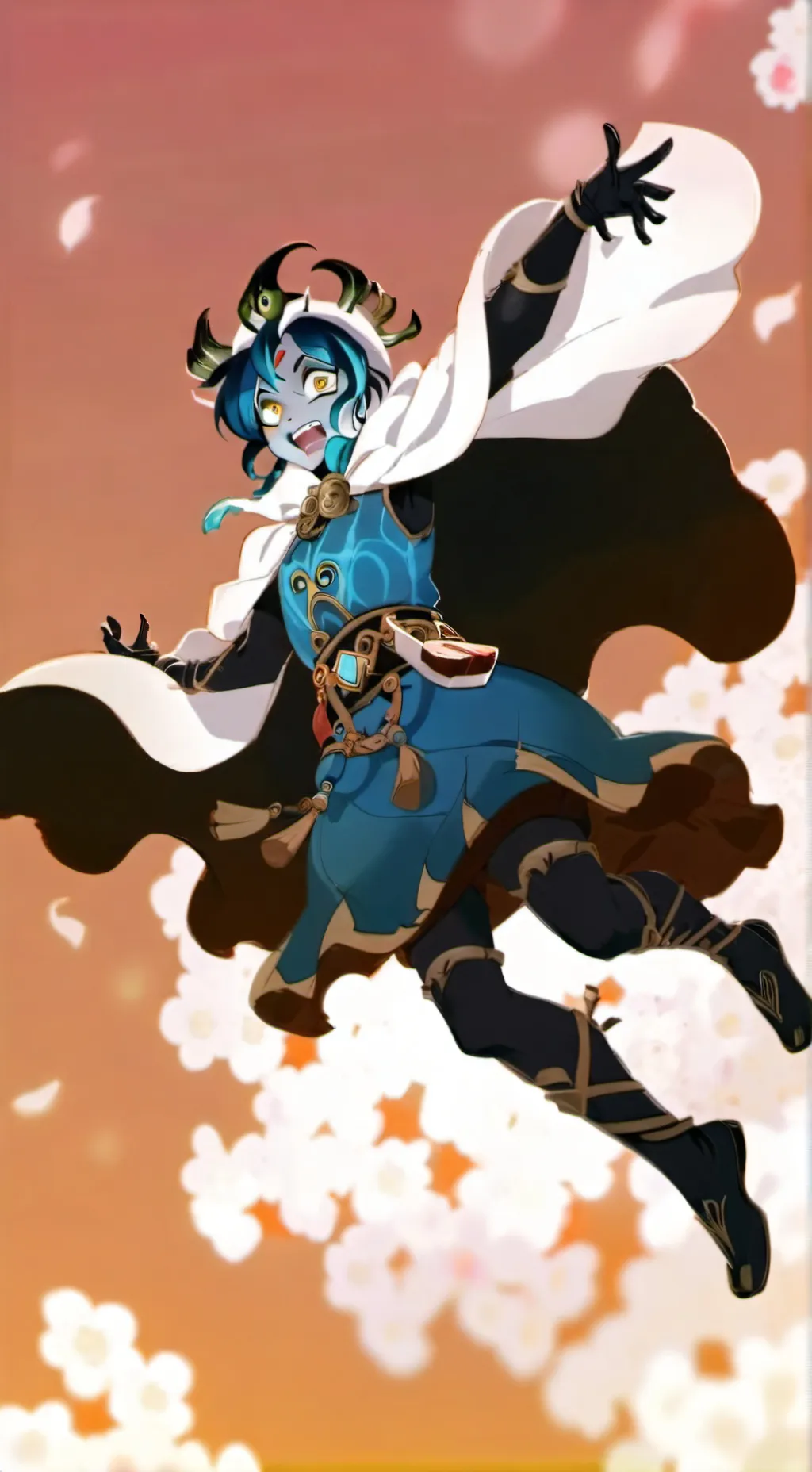 ai character: shadow milk  background