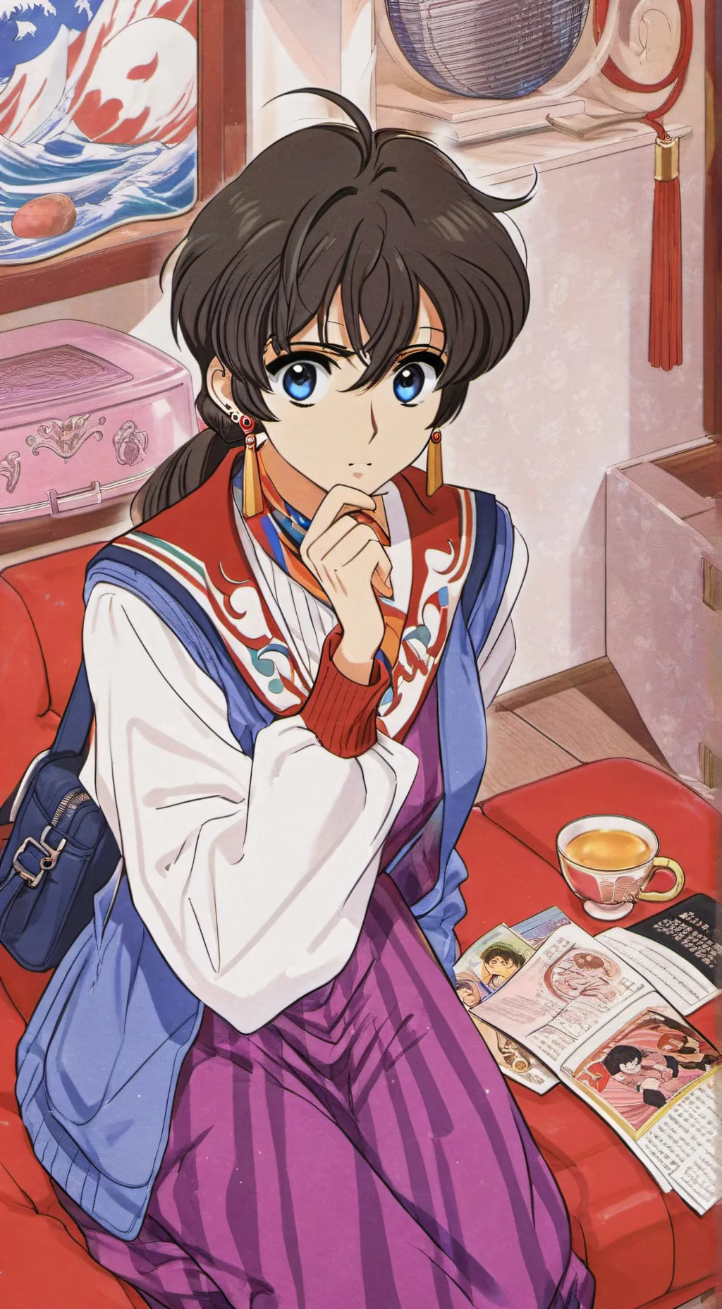 ai character: tiana  background