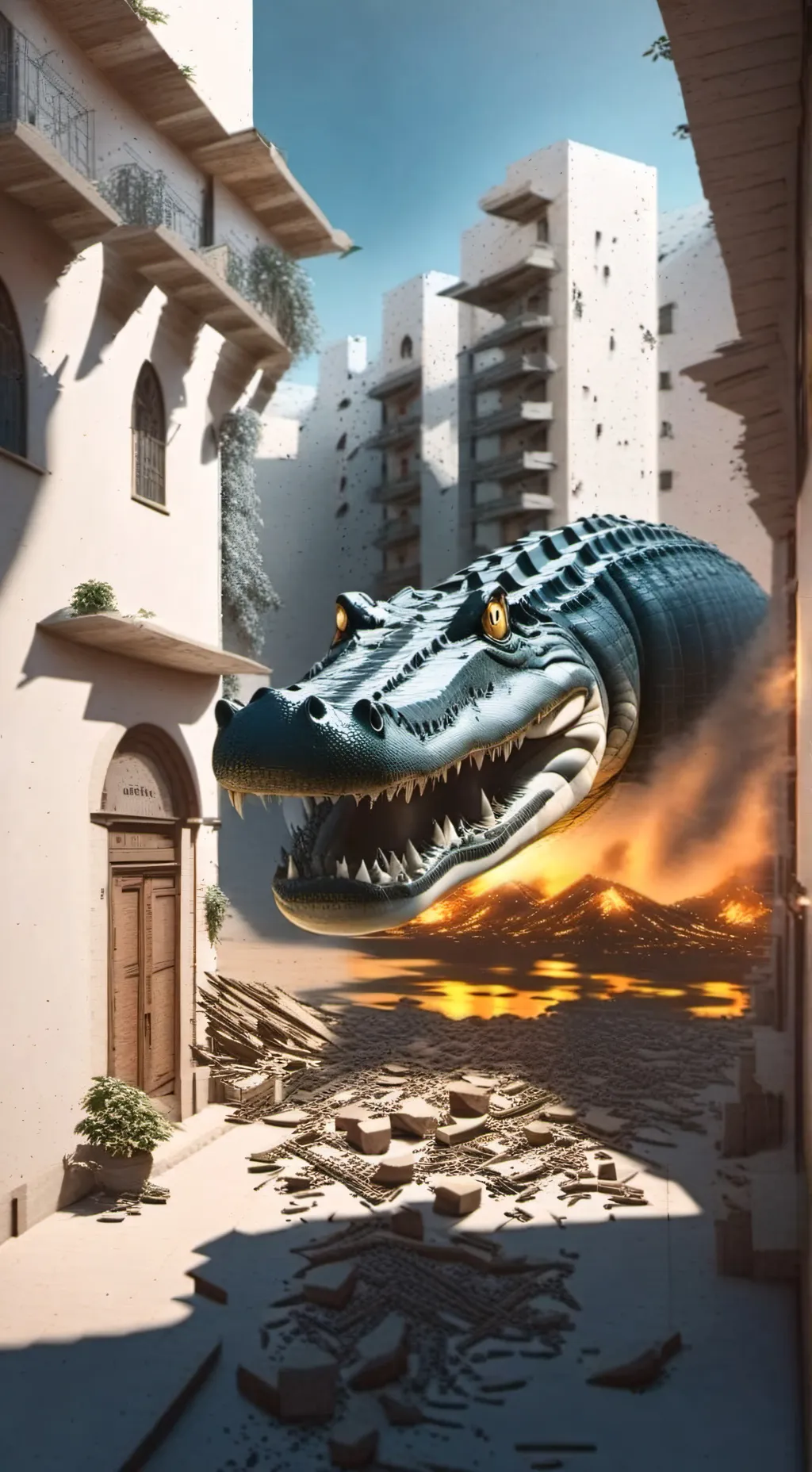 ai character: bombardio crocodil background