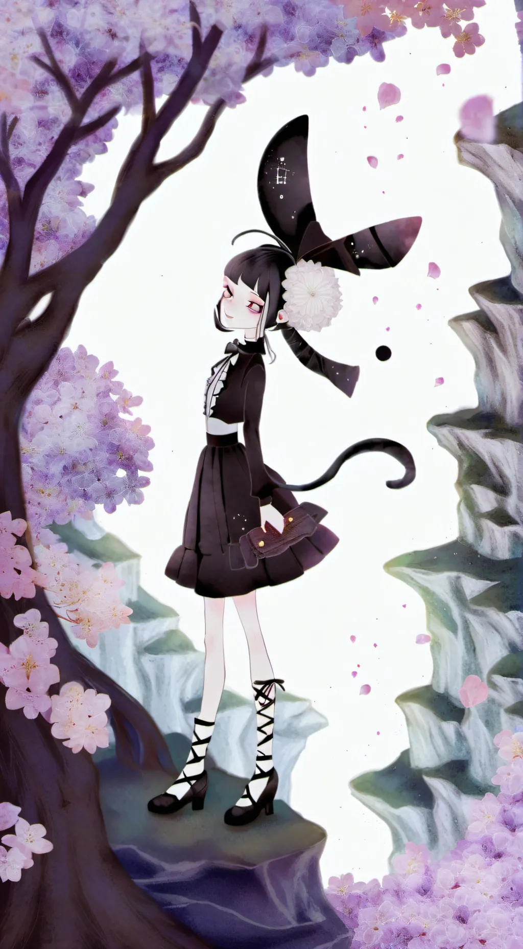 ai character: Bendy x Karen  background