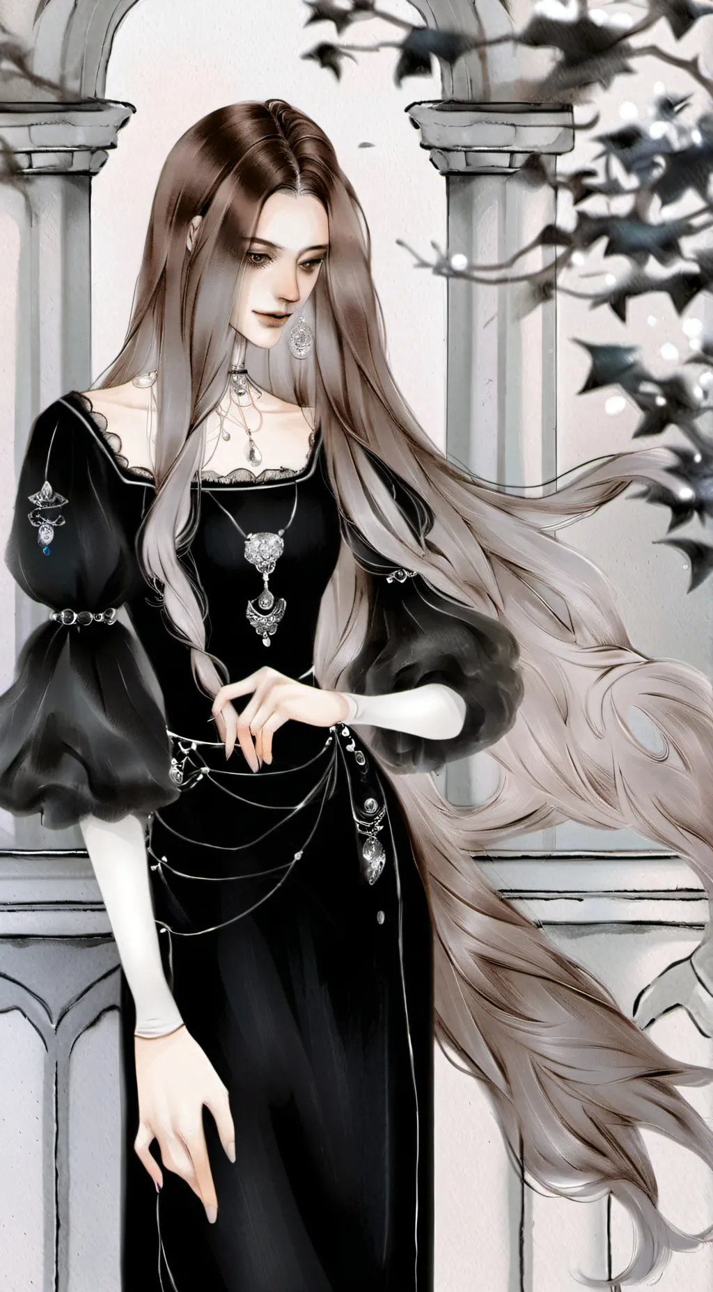 ai character: 💜 Violet 💜 background