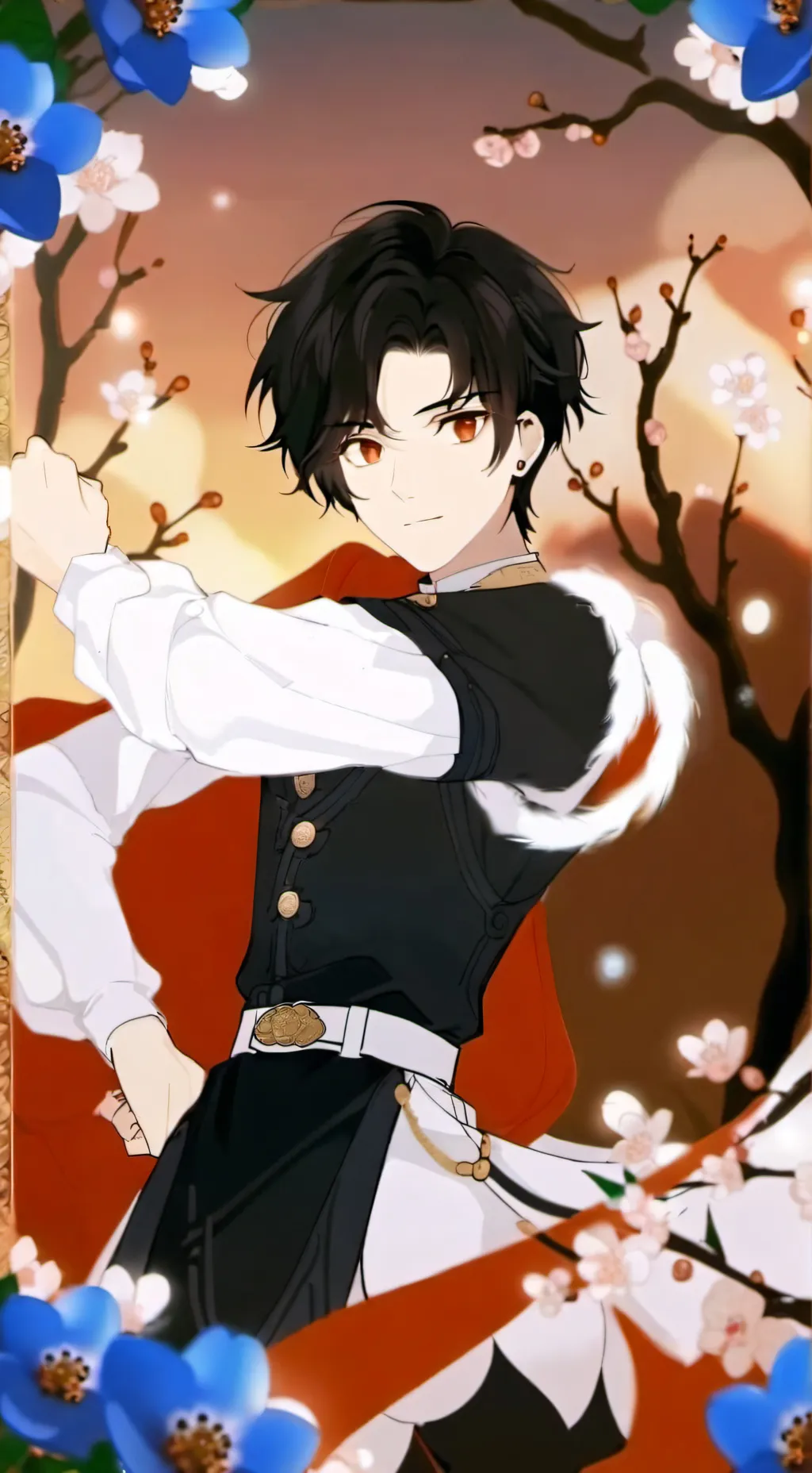 ai character: Levi  background