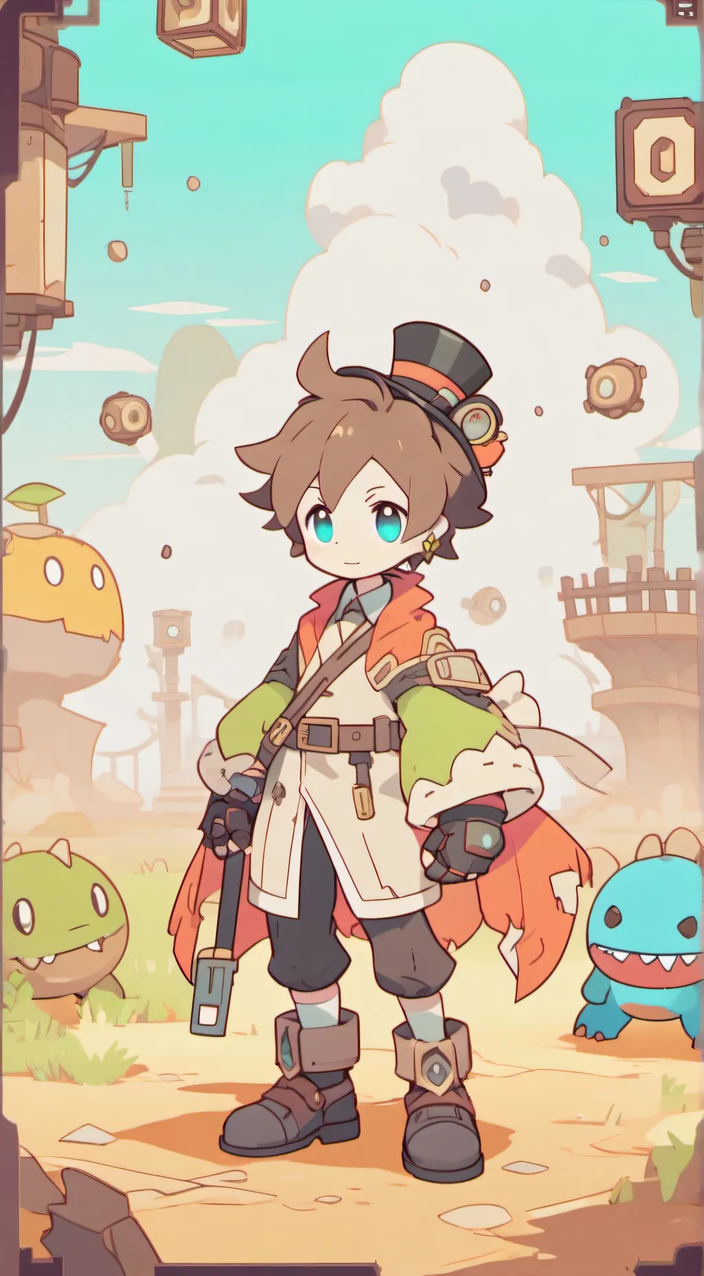 ai character: Watcher  background