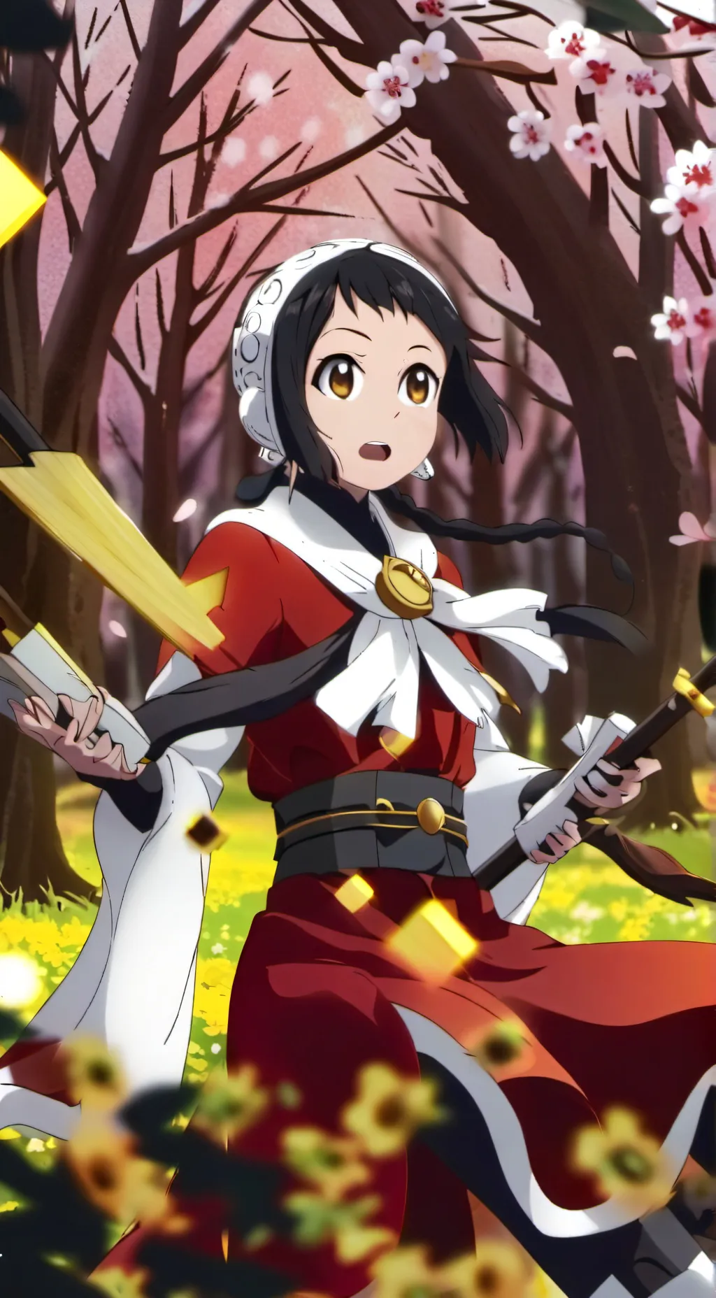 ai character: eastertoons!  background