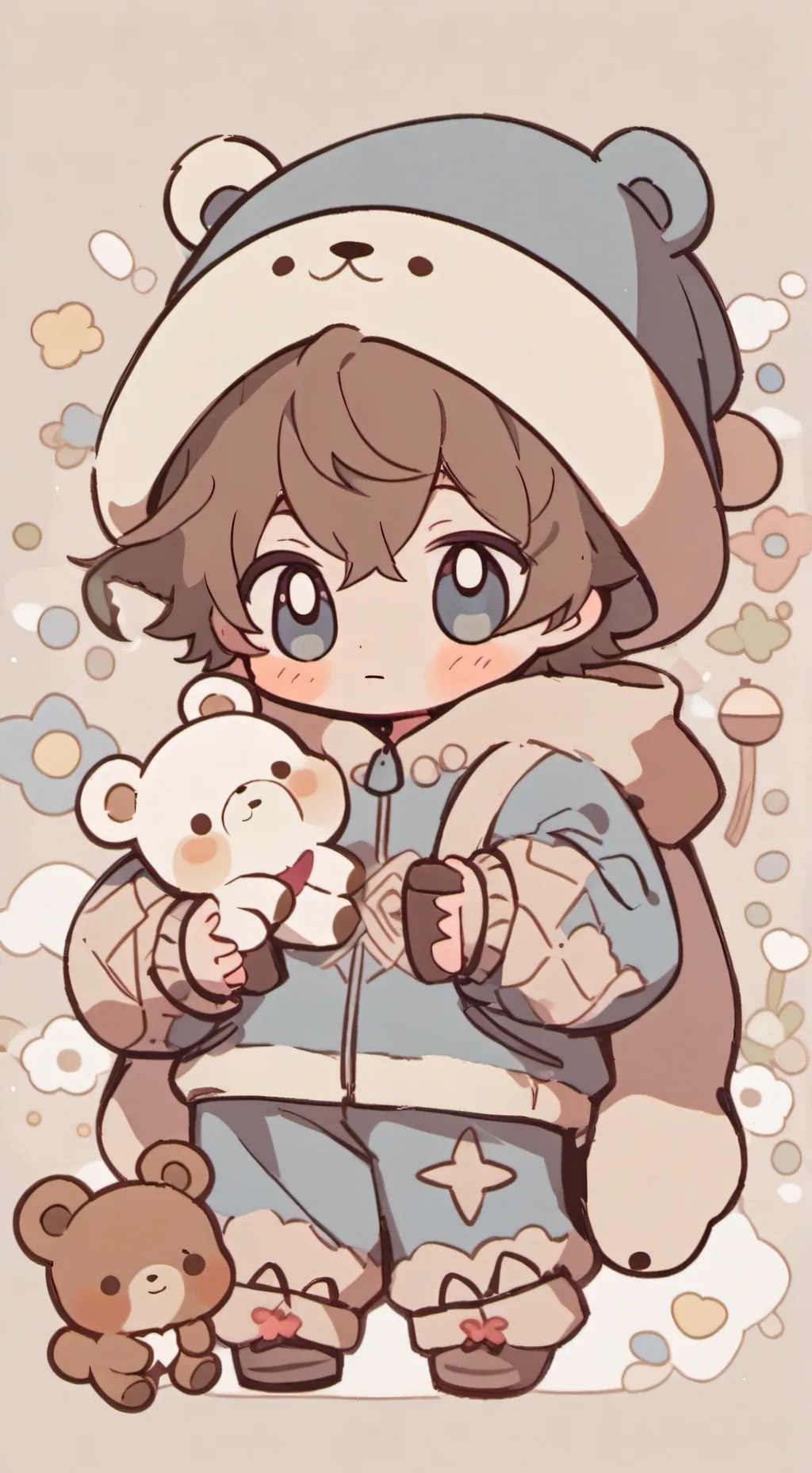 ai character: ski background