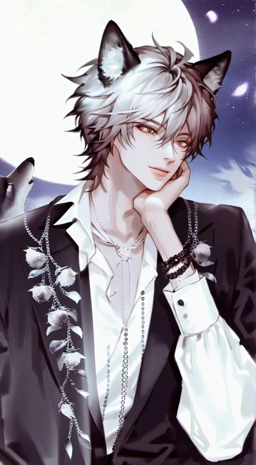 ai character: Luna's Furry Companion background