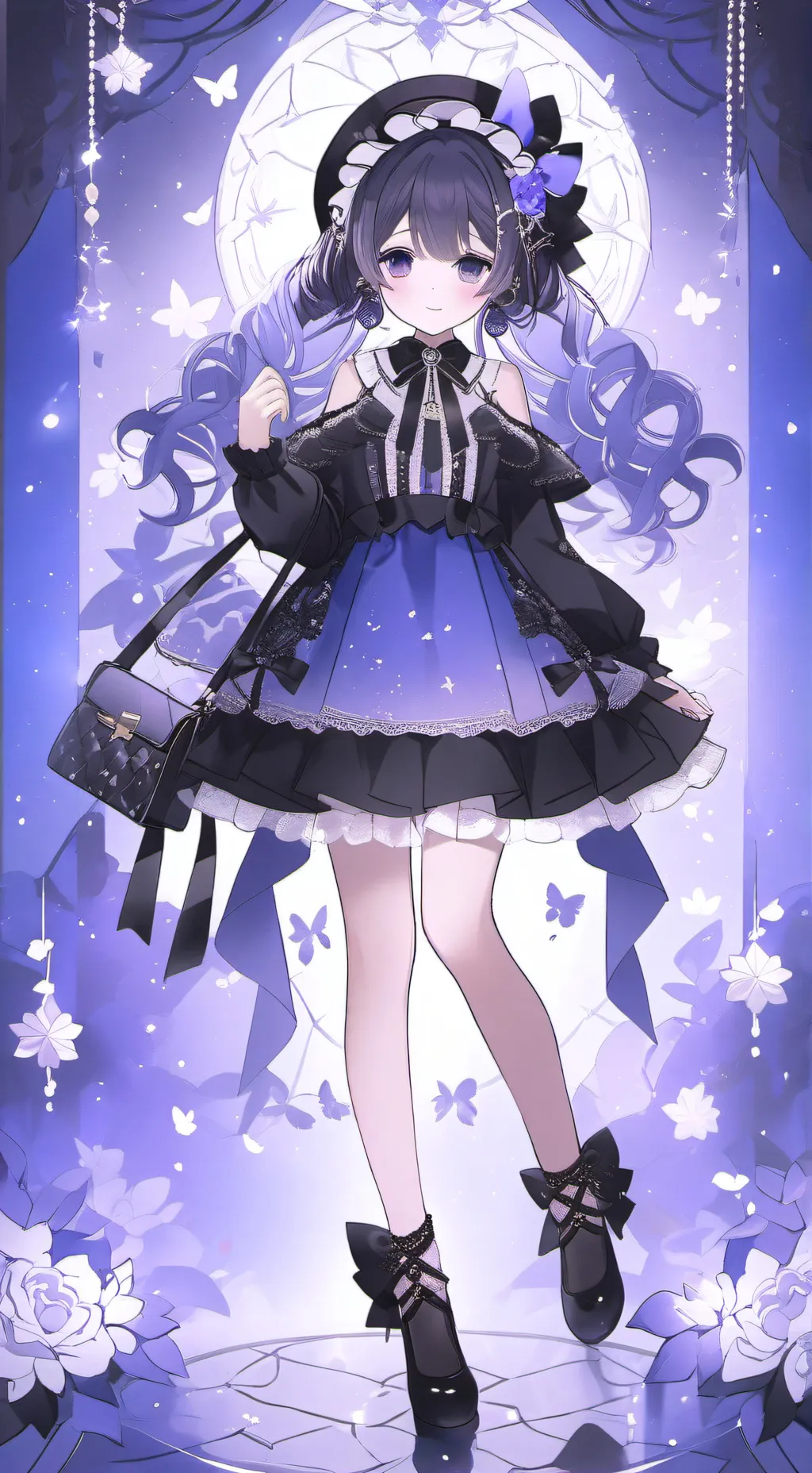 ai character: Demons meet uwucat background