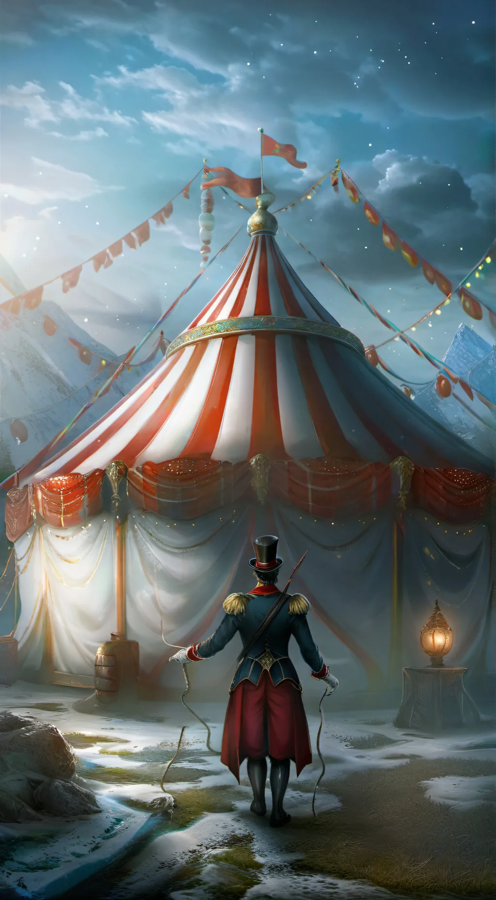 ai character: The Circus background