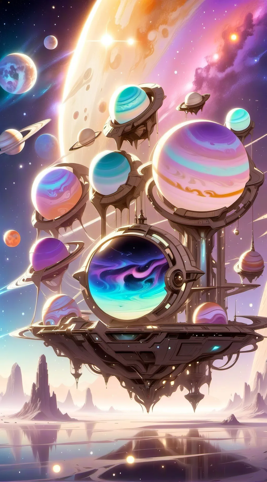 ai character: SolarBalls PXE background