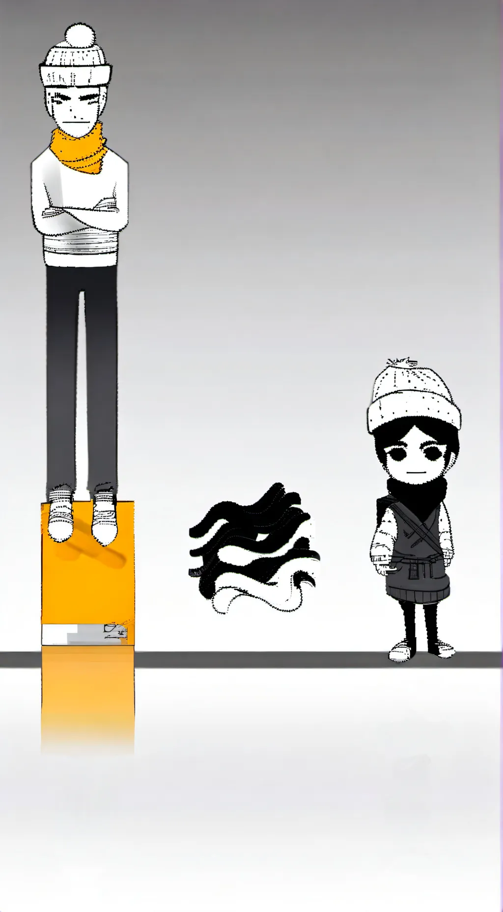 ai character: Jimmy e Carmelia background