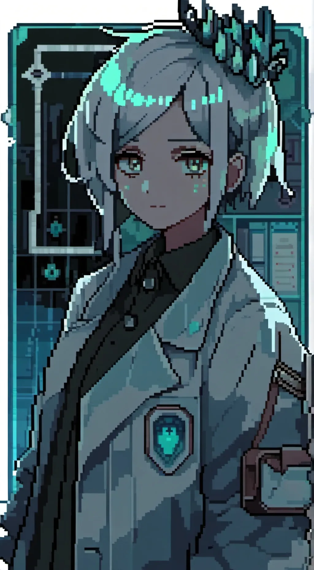 ai character: Selena selenite background