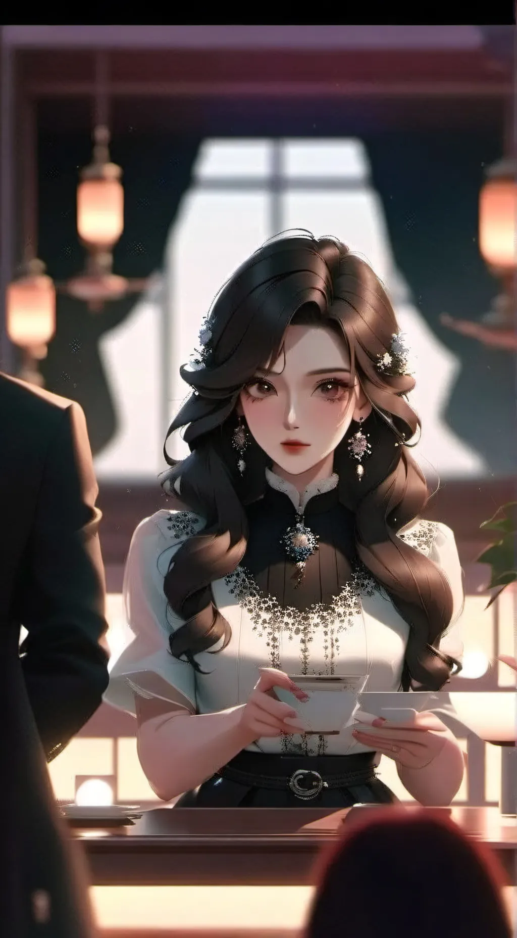 ai character: Amelia Kalani background