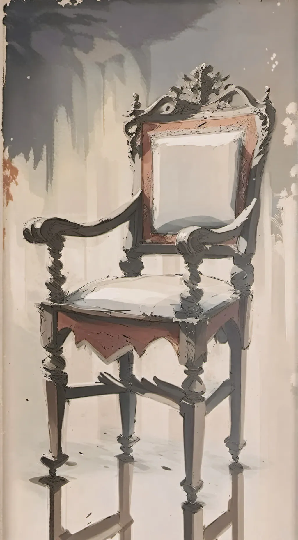 ai character: val messed up  background