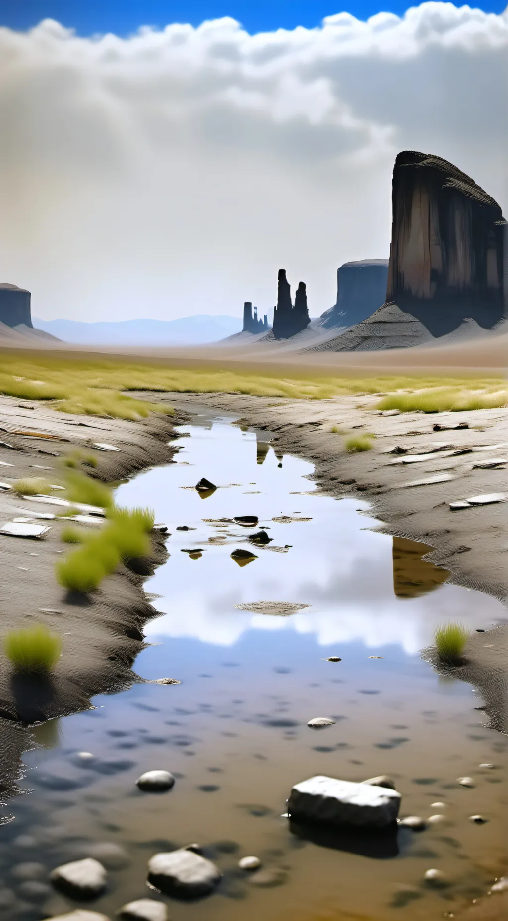 ai character: Wasteland background