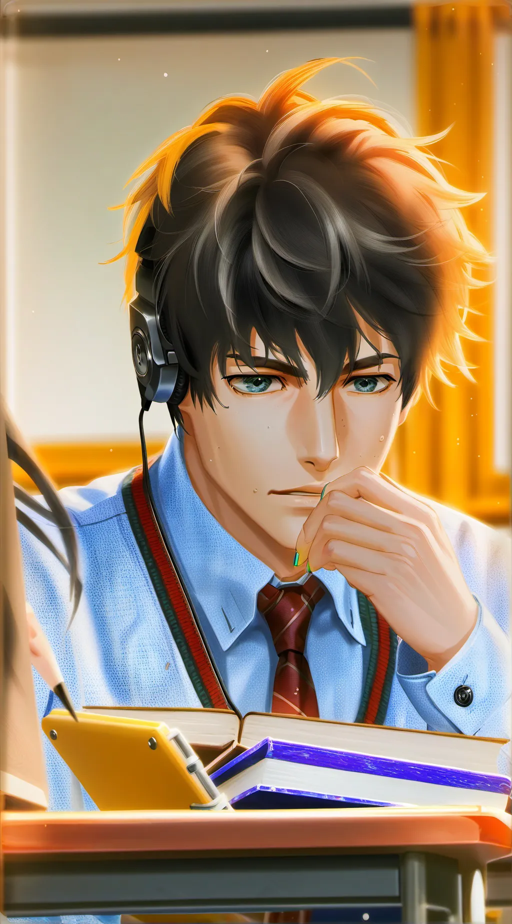 ai character: Nervous Rival background