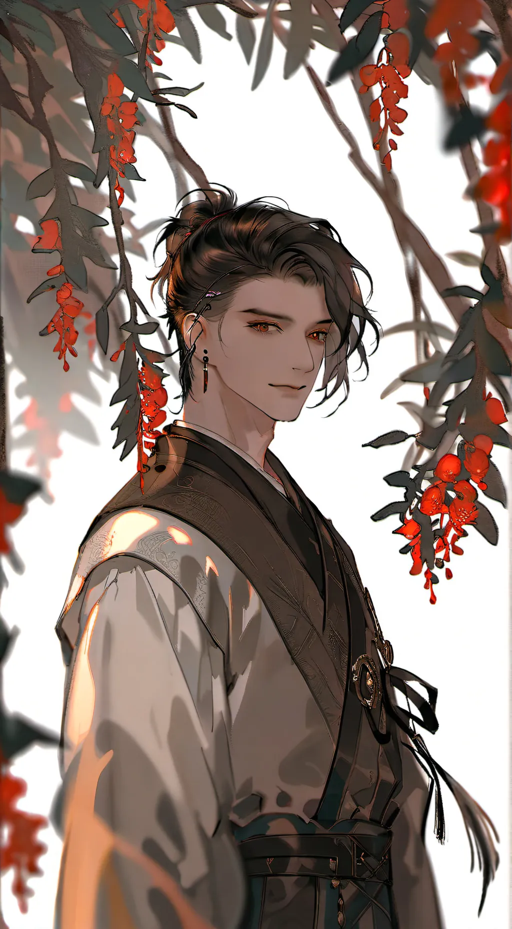 ai character: Ninja de la selva background