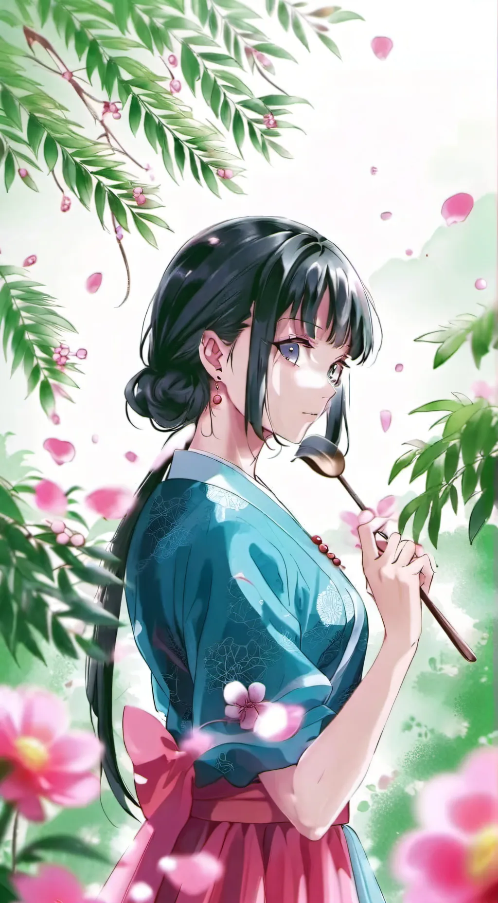 ai character: maomao background