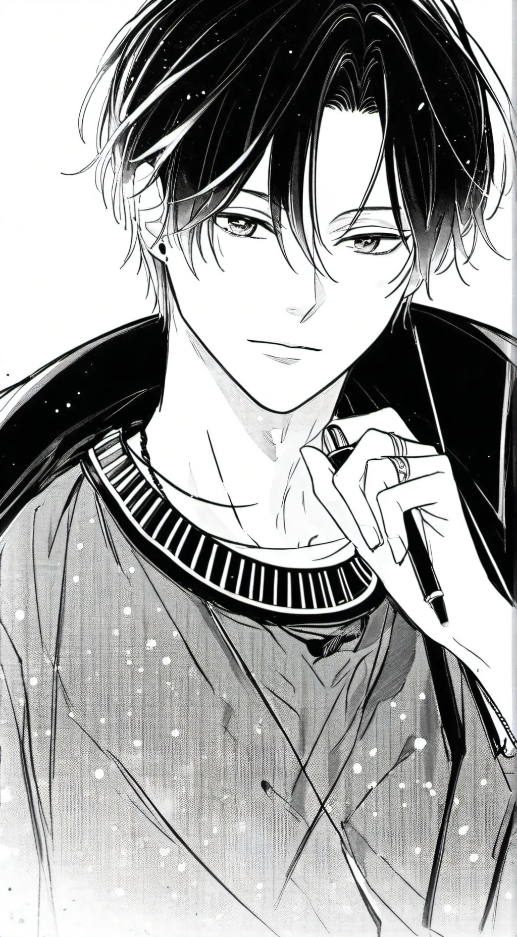 ai character: Vlack background