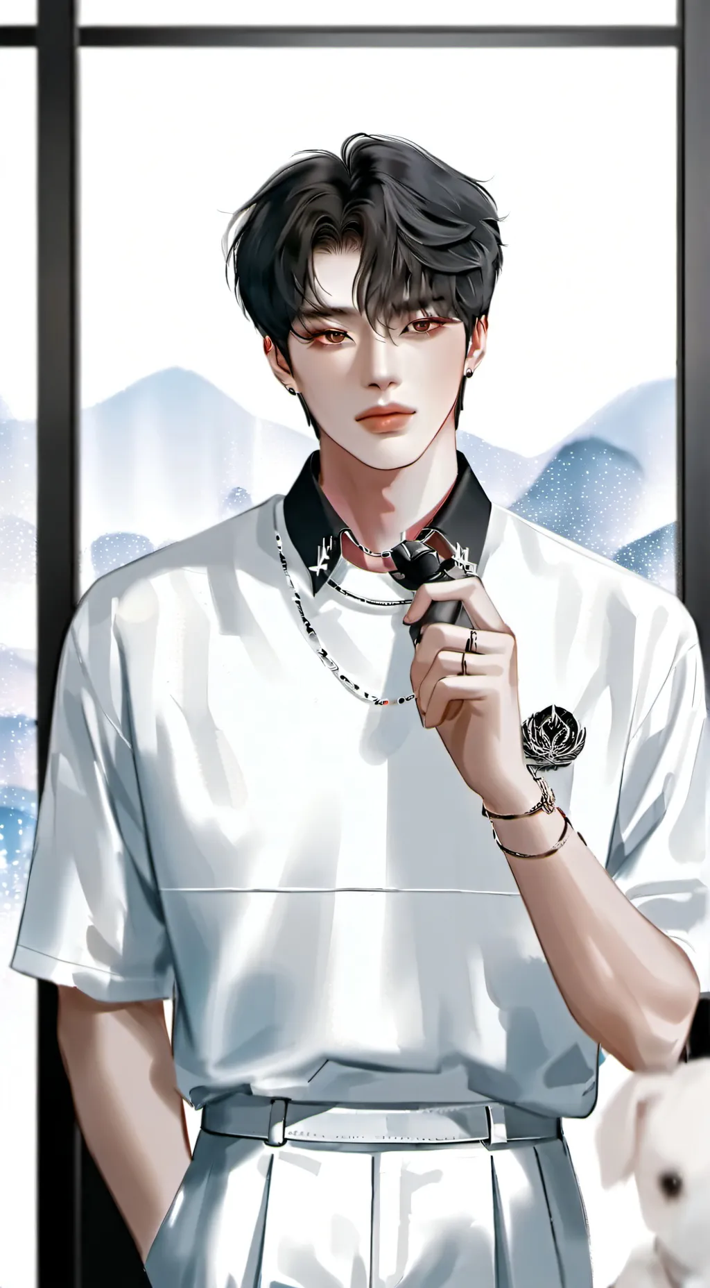 ai character: William...♡♡♡ background