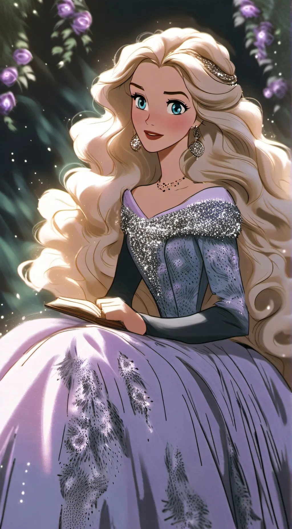 ai character: Sarah Sanderson  background