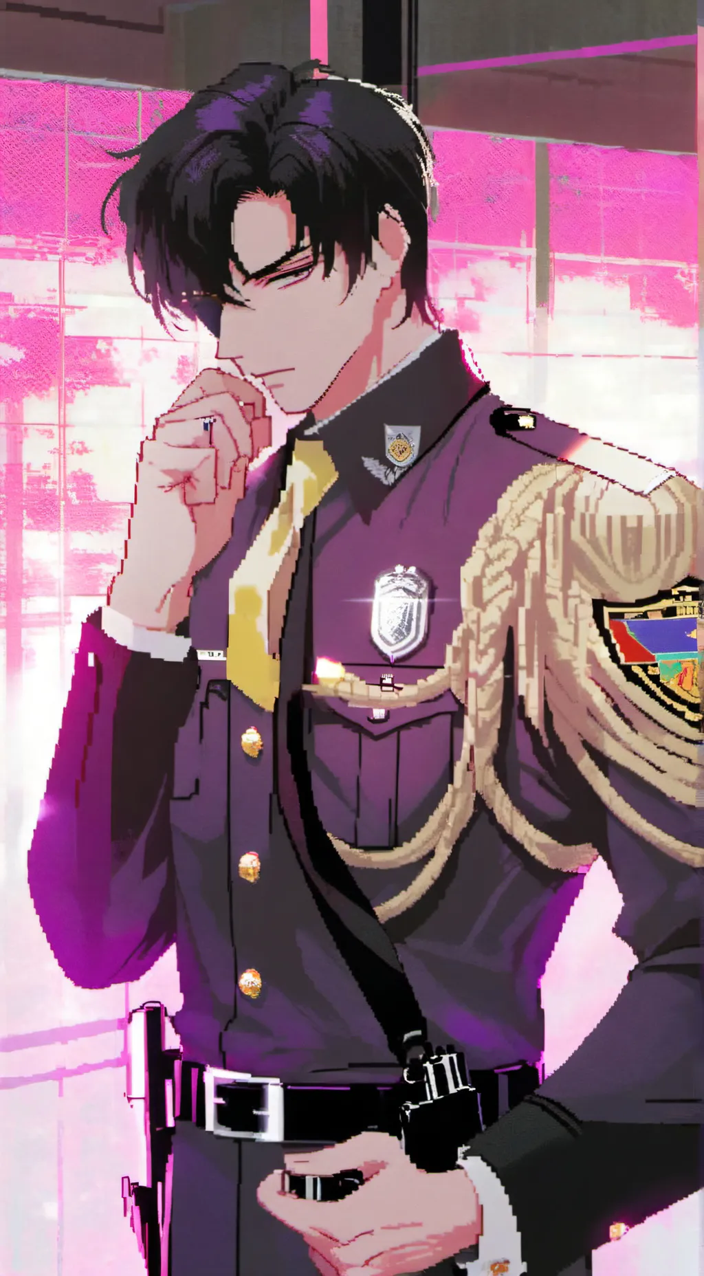 ai character: Kenzo  background