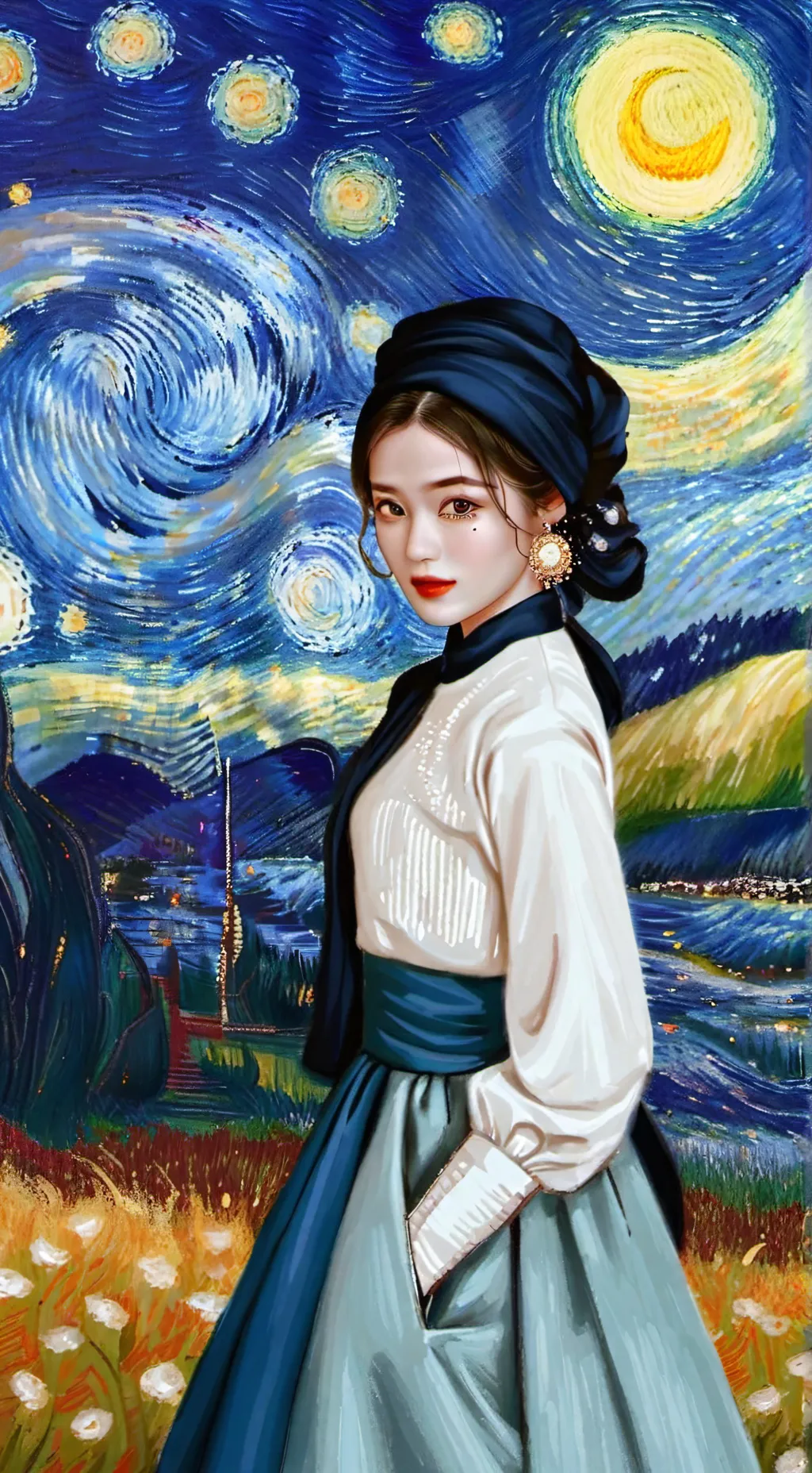 ai character: yuna background